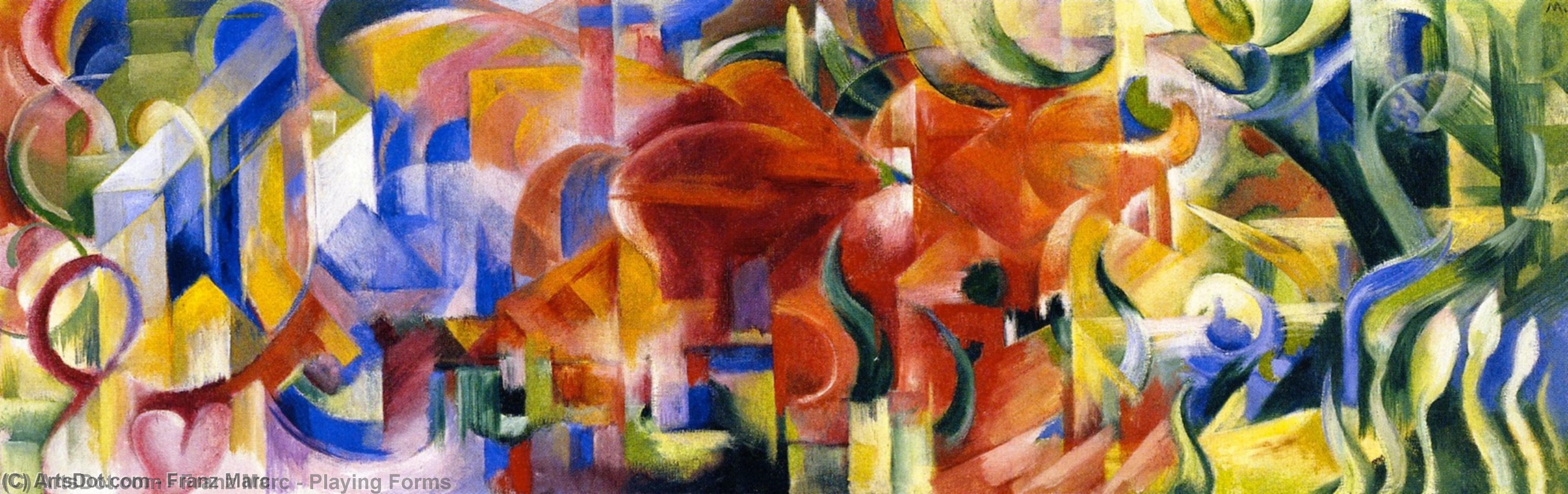 Franz Marc - Playing Forms