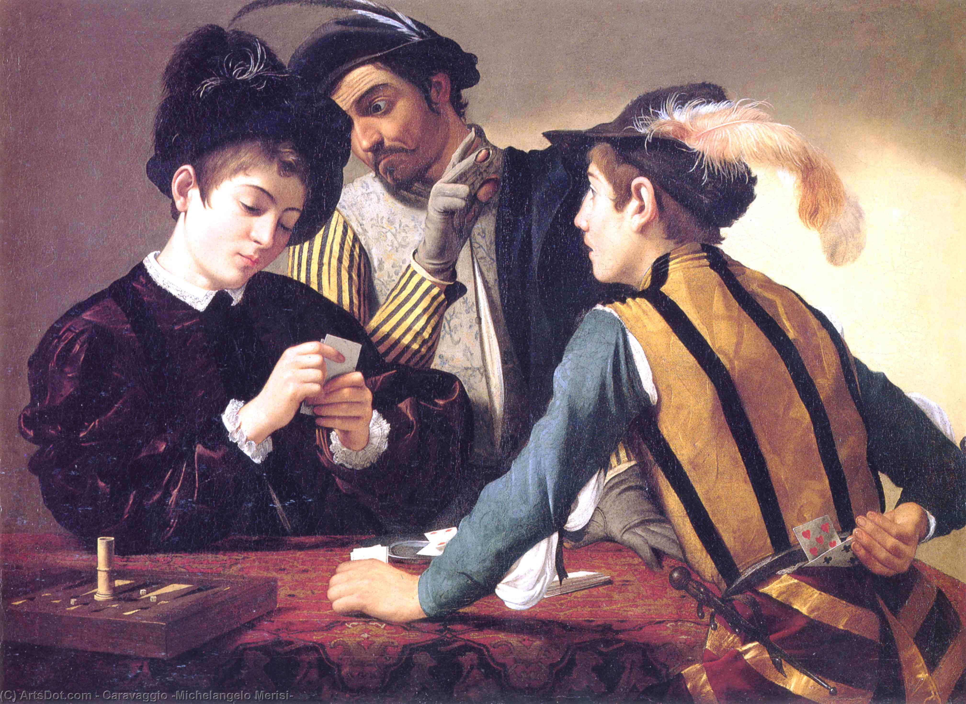 Cardsharps — Karavaggio