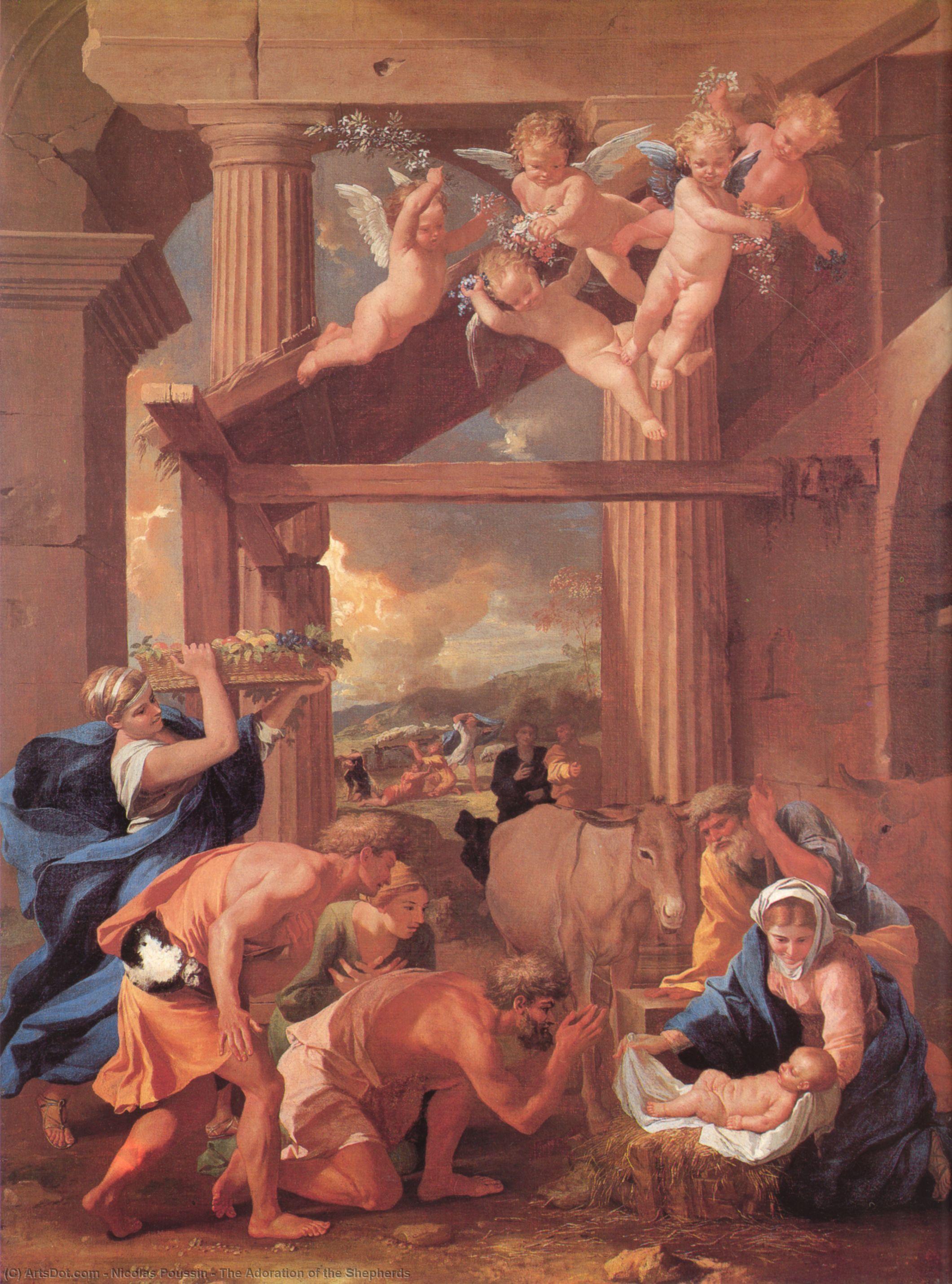 Nicolas Poussin - Hyrdernes tilbedelse