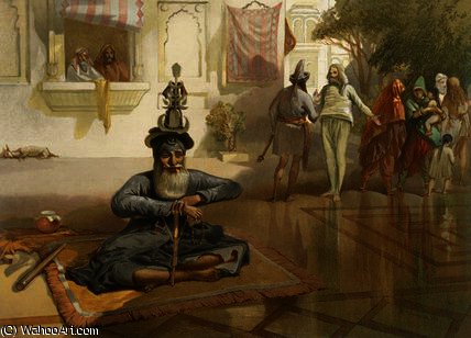 Akalis Al Sacro Serbatoio, Umritsar — William Simpson
