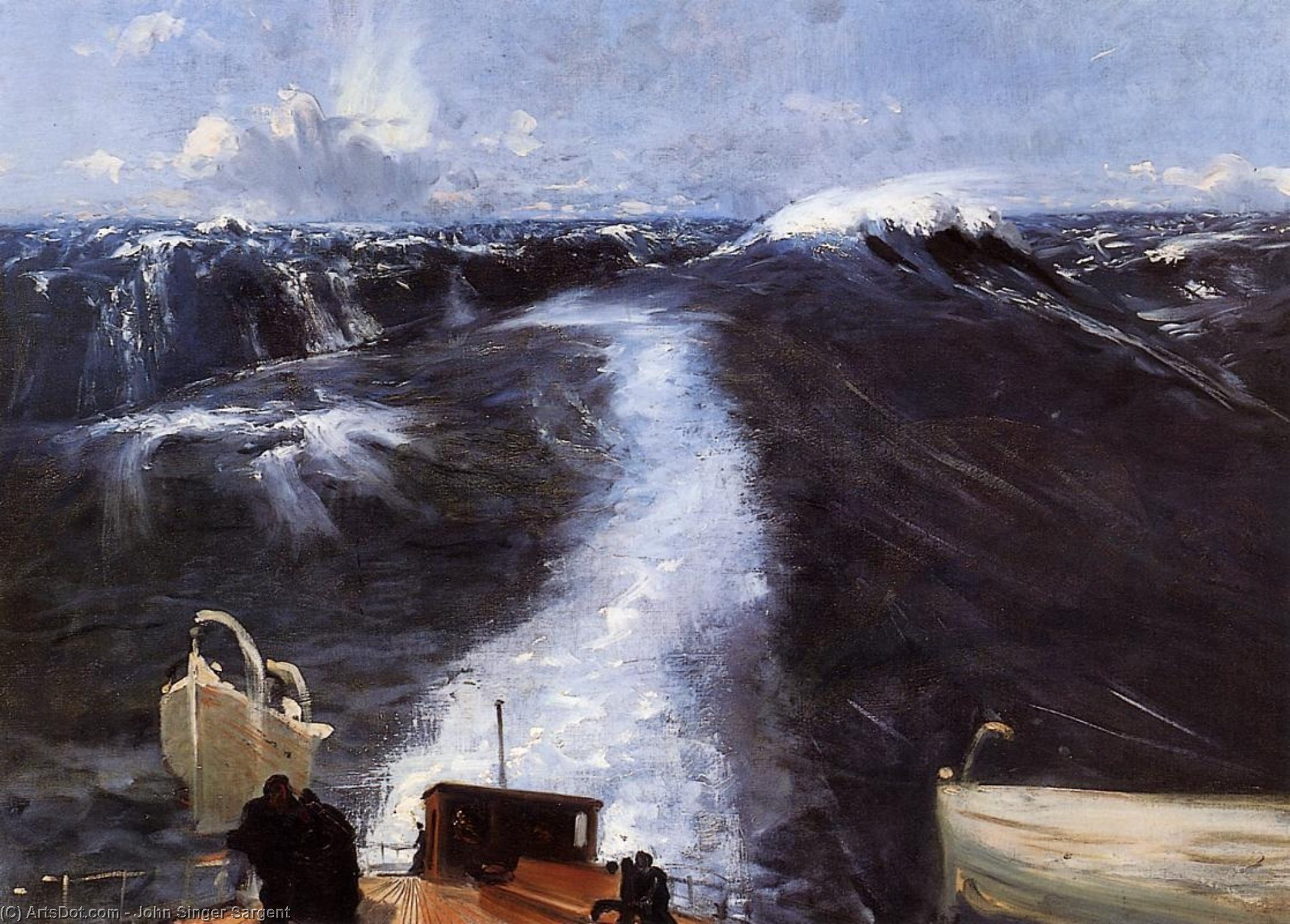 John Singer Sargent - Sturm über dem Atlantik