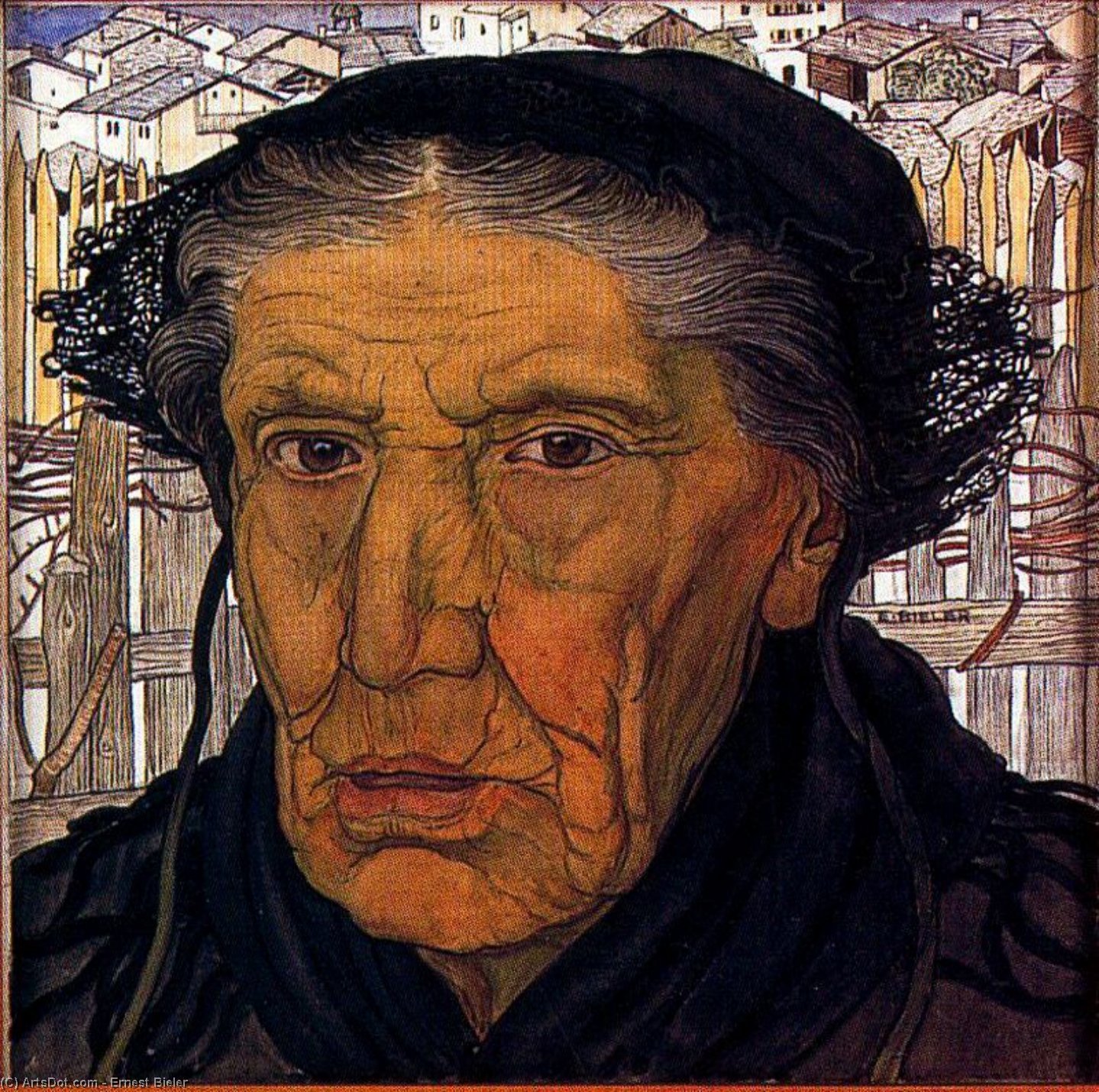Ernest Biéler - Types de Savièse