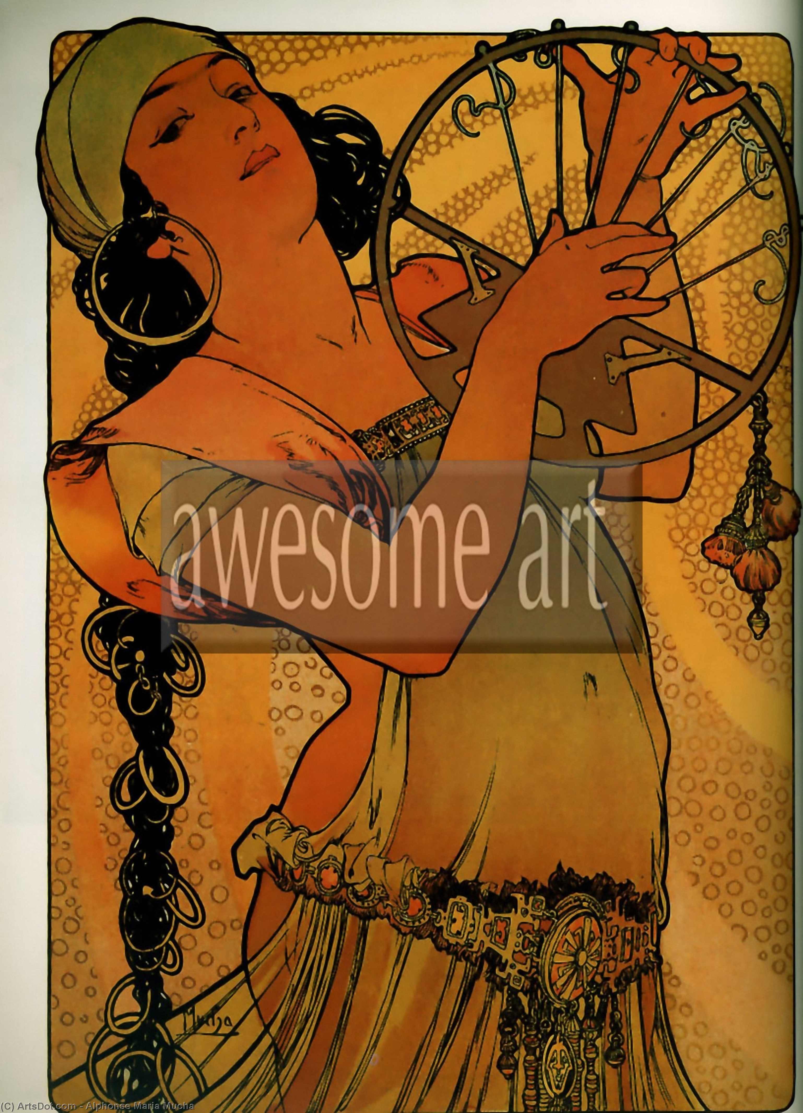 Salome Litho — Alfonz Muha