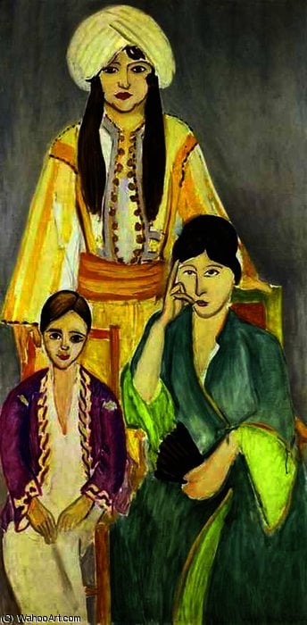 Henri Matisse - Sestry (Triptych – Stredná časť)