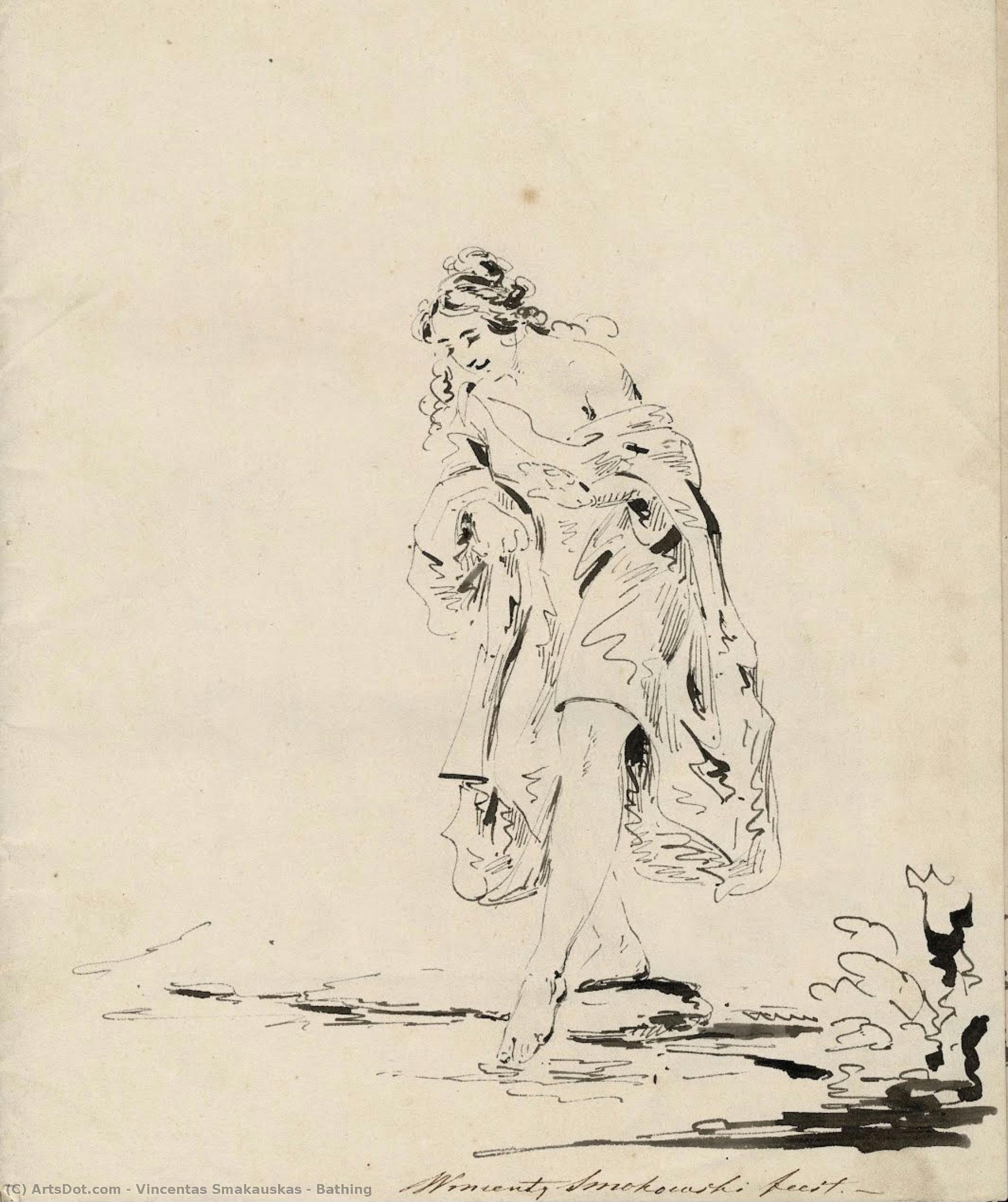 Bathing — Wincenty Smokowski