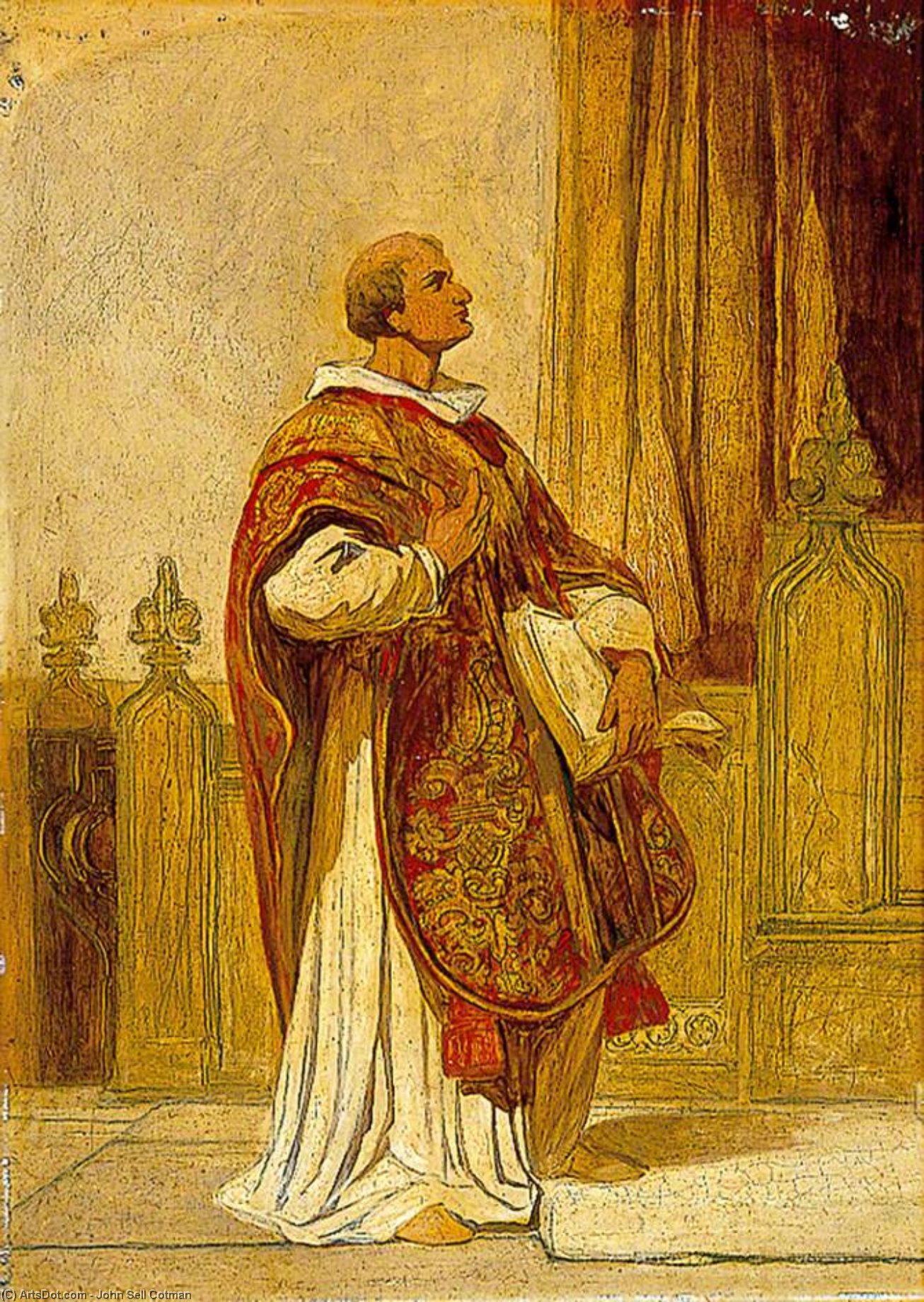 John Sell Cotman - An Ecclesiastic