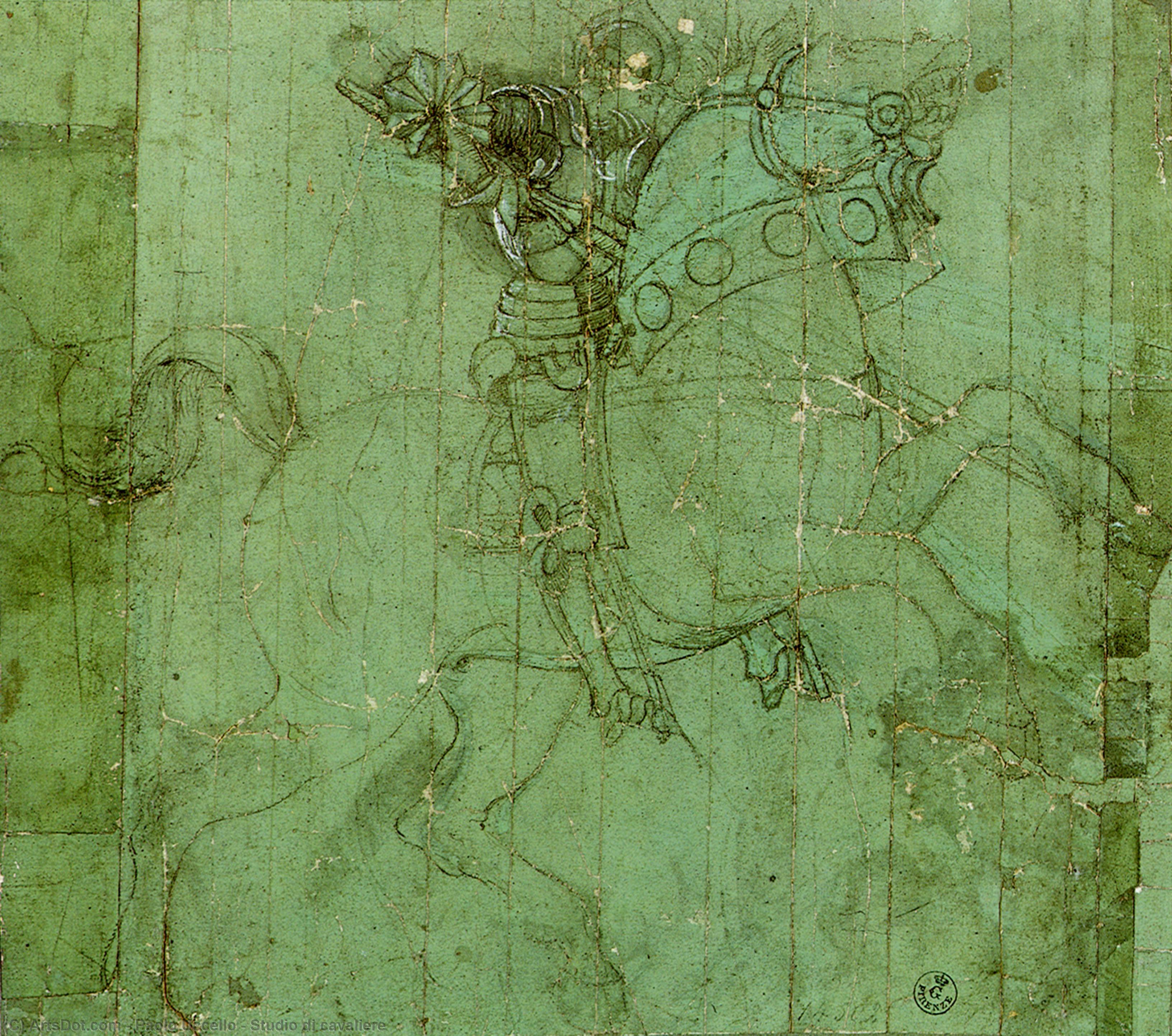 Paolo Uccello - Studio di cavaliere