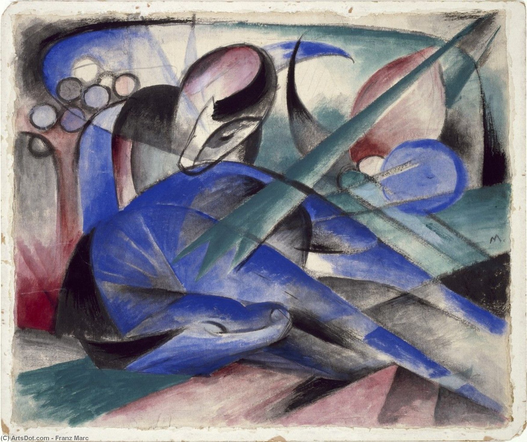 Équilibre Précaire — Franz Marc