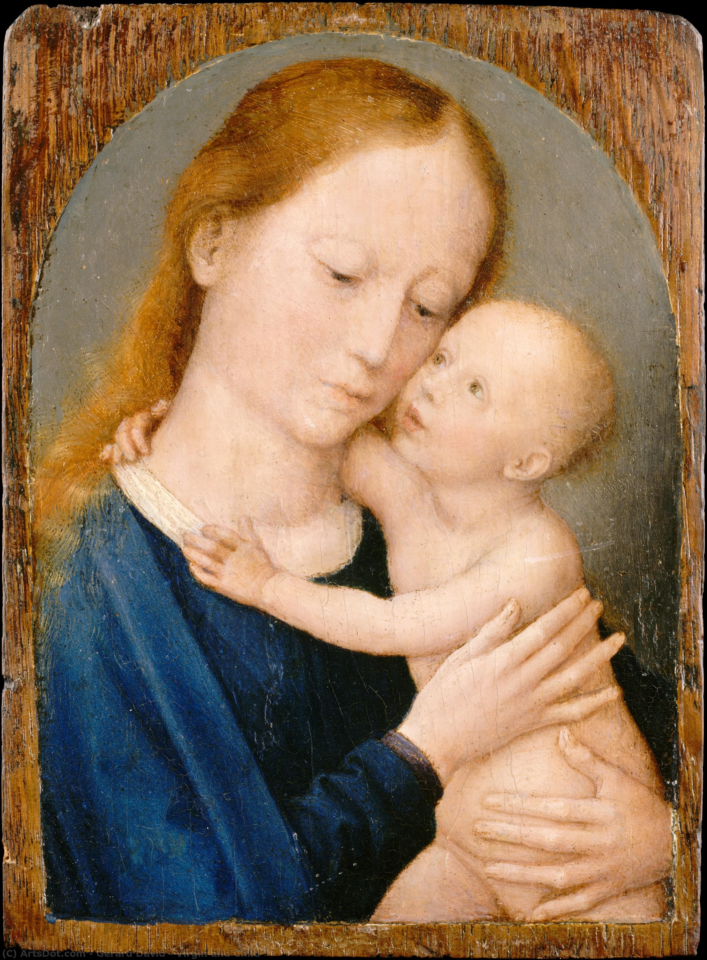 Jomfru Og Barn — Gerard David