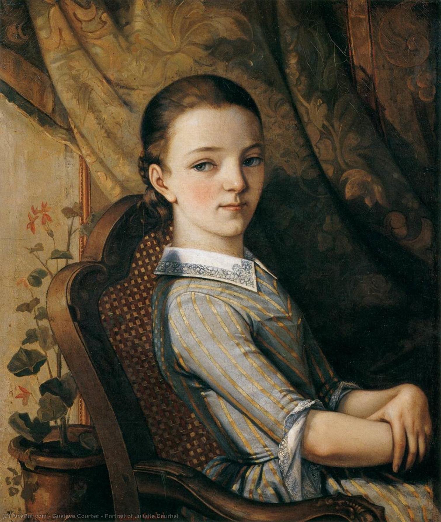 Portrait Von Juliette Courbet — Gustave Courbet