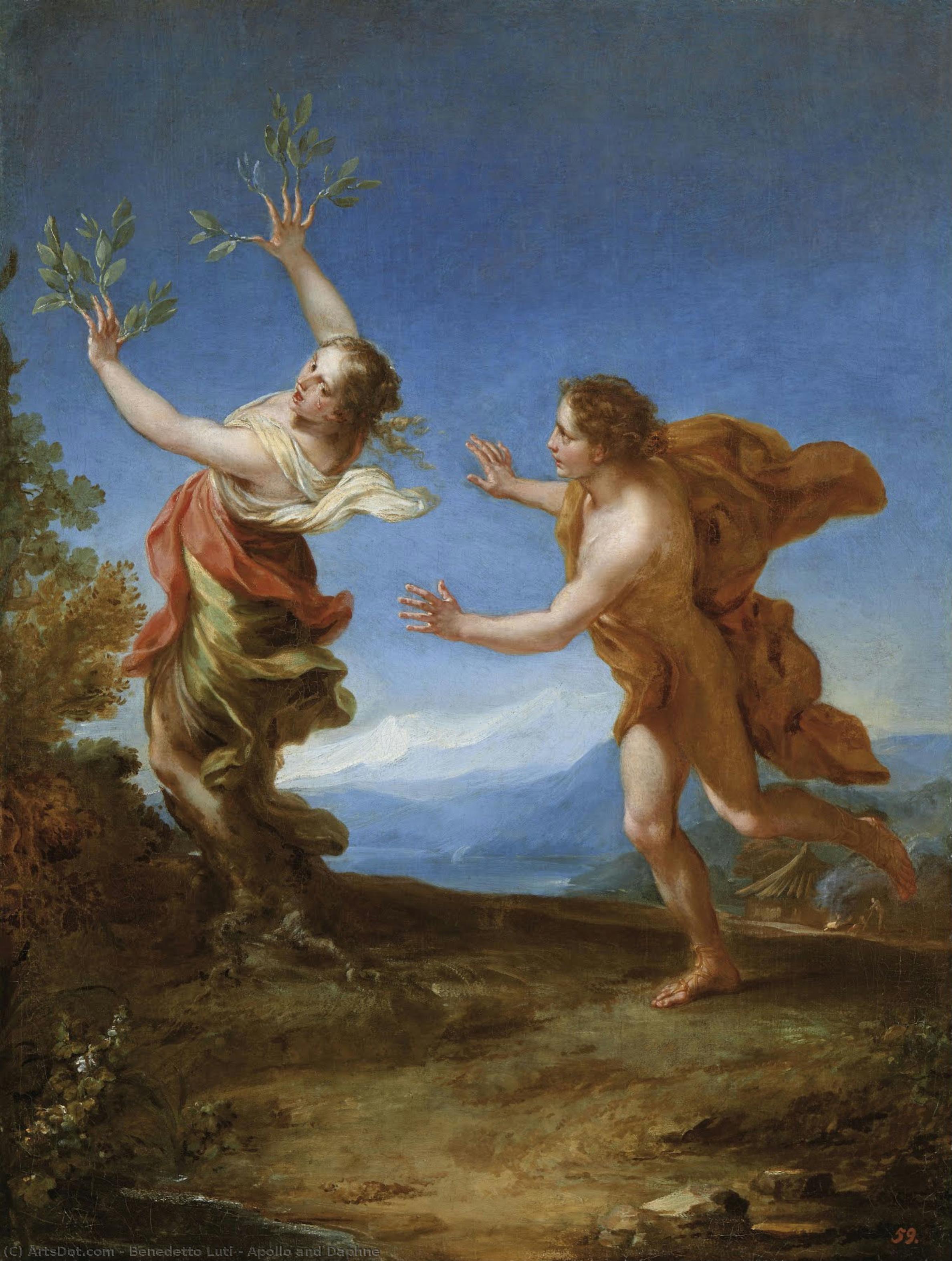 Benedetto Luti - Apollo and Daphne