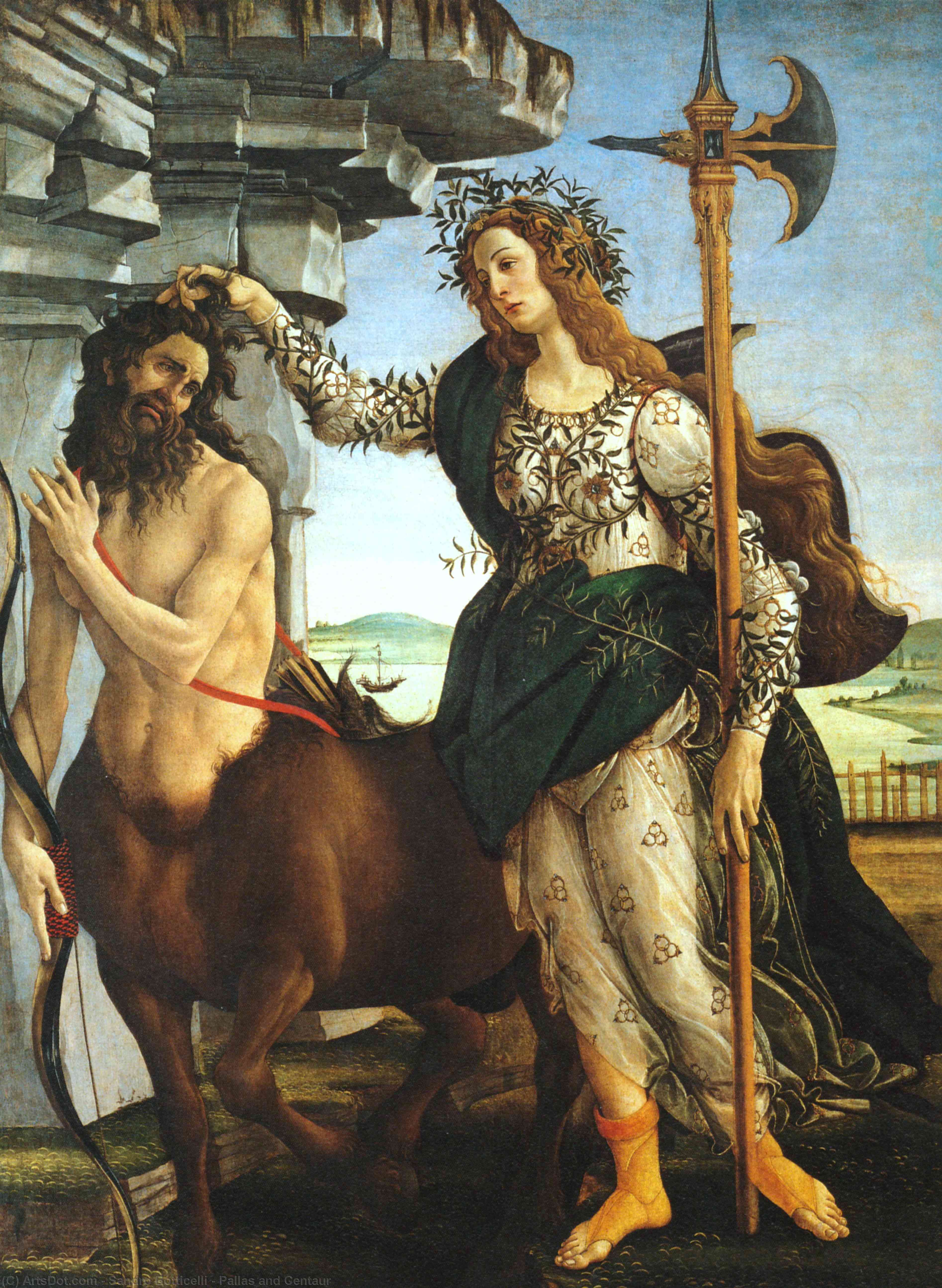 Pallas E Il Centauro — Sandro Botticelli