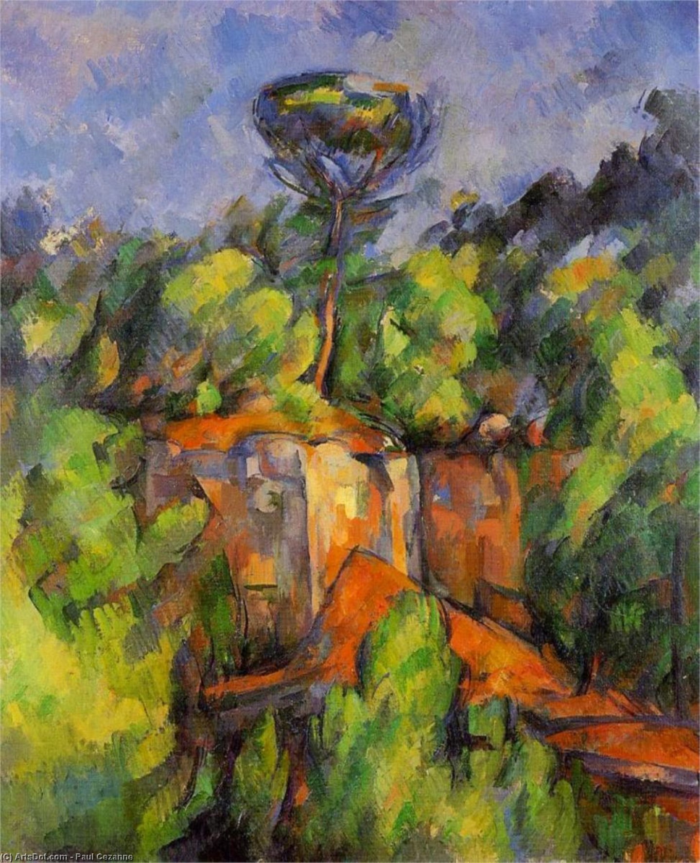 Bibemus-hohl — Paul Cézanne