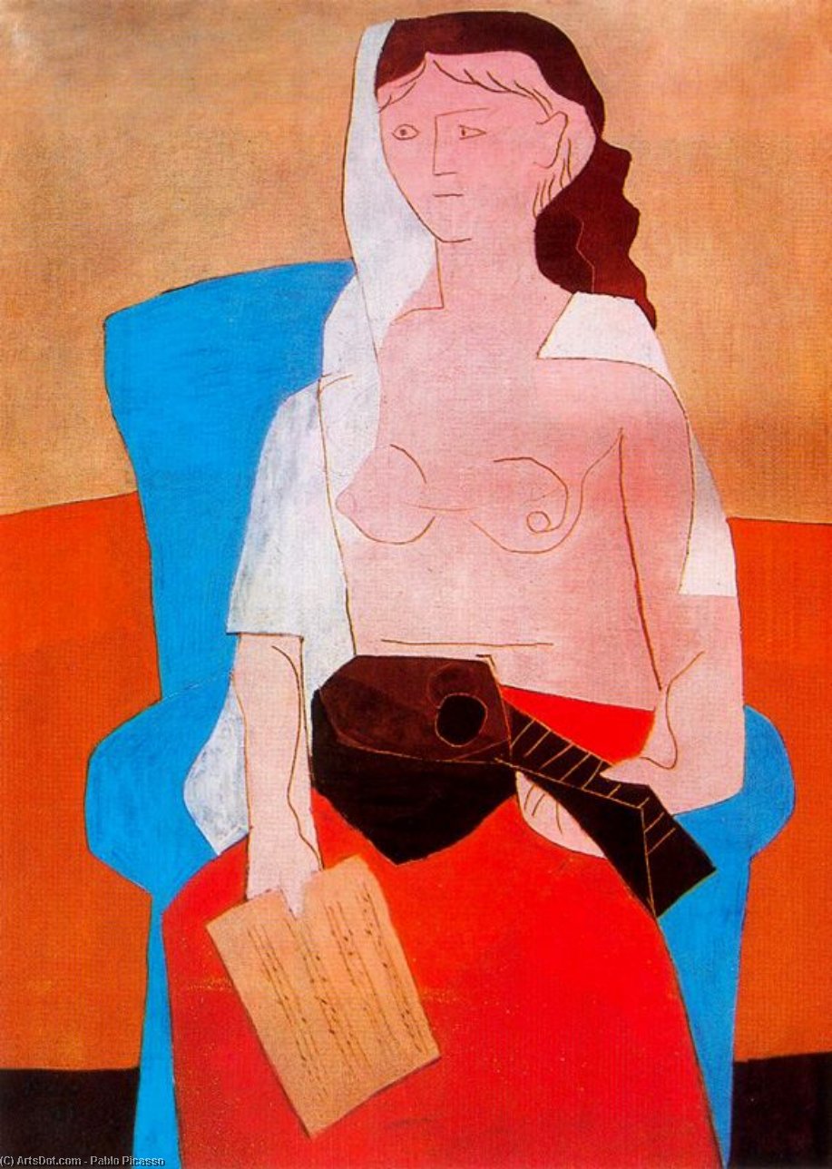 Pablo Picasso - Vrouw met mandoline