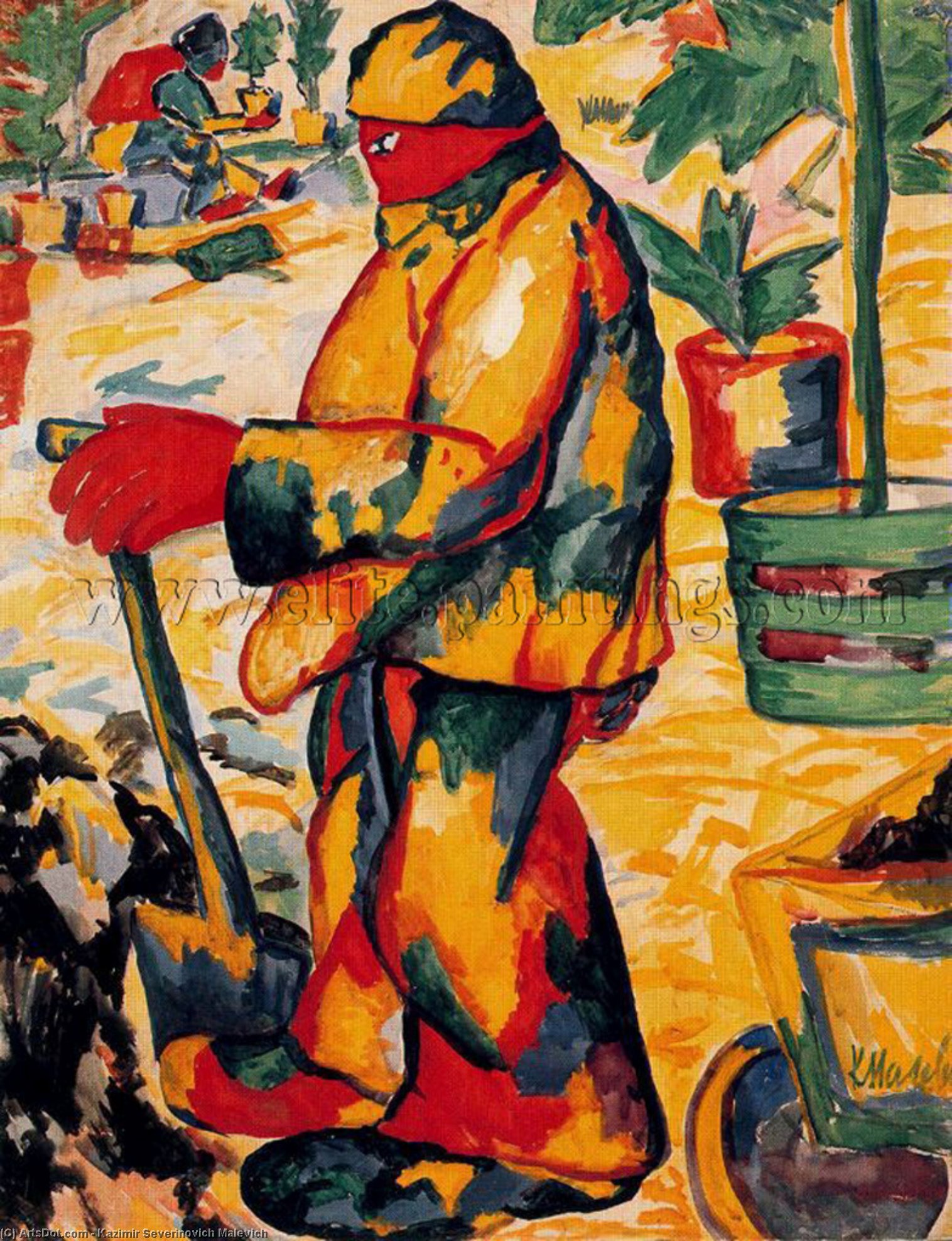 Der Gärtner — Kasimir Sewerinowitsch Malewitsch