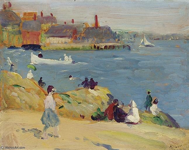 Pavillion Beach, Gloucester — Leon Kroll