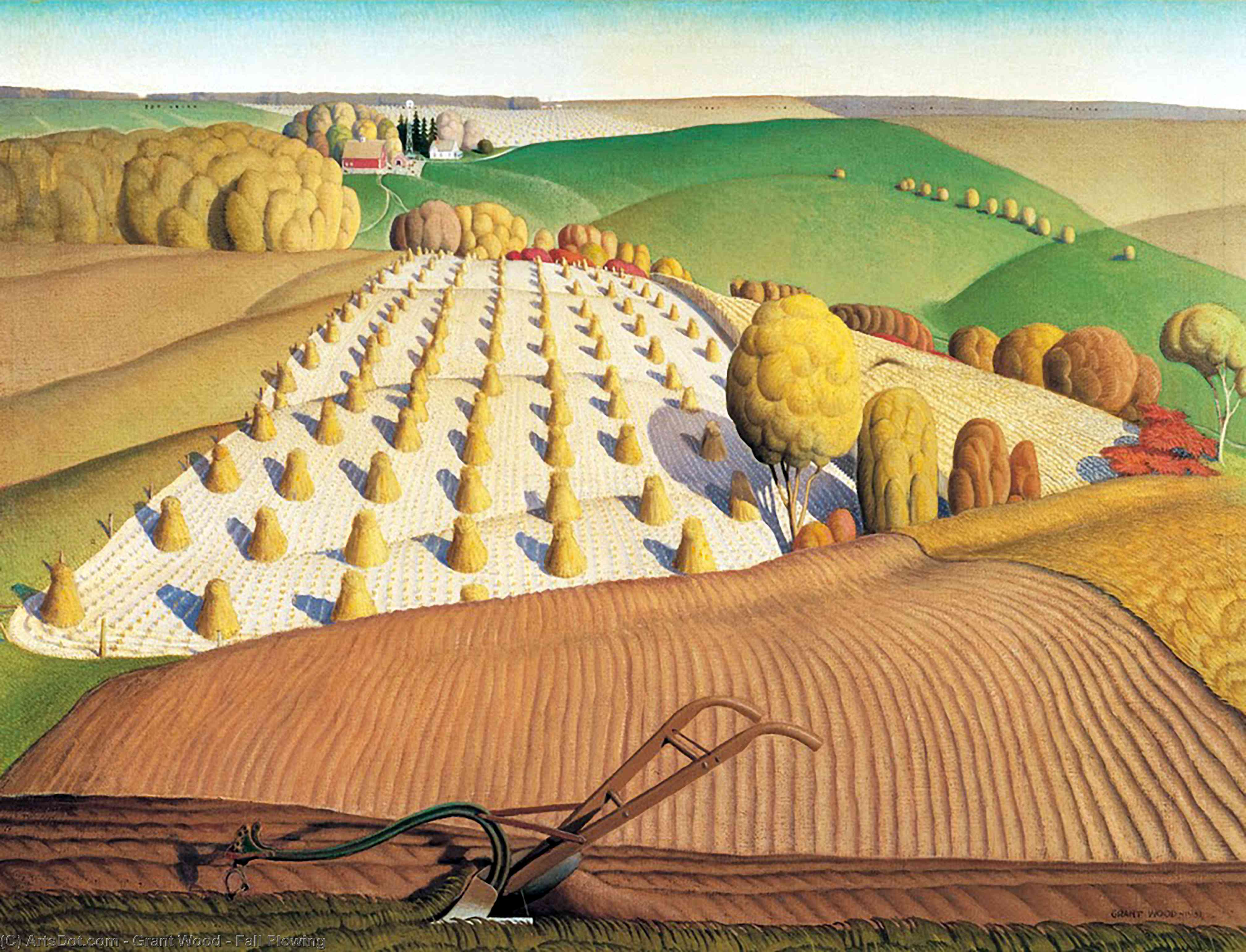 Γκραντ Γουντ - Fall Plowing