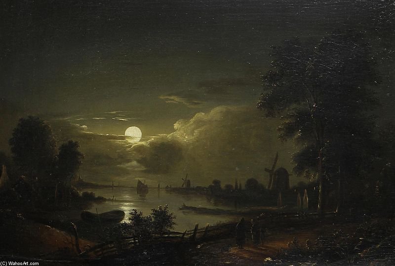 River By Mooonlight — Edward Williams