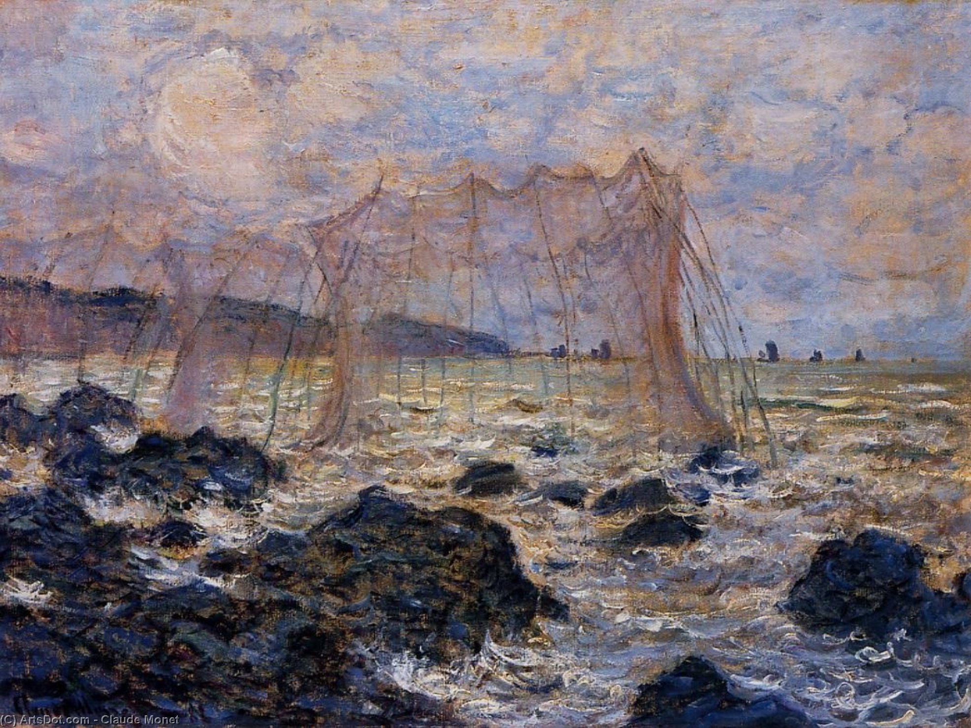 Nets, 1882 — Claude Monet