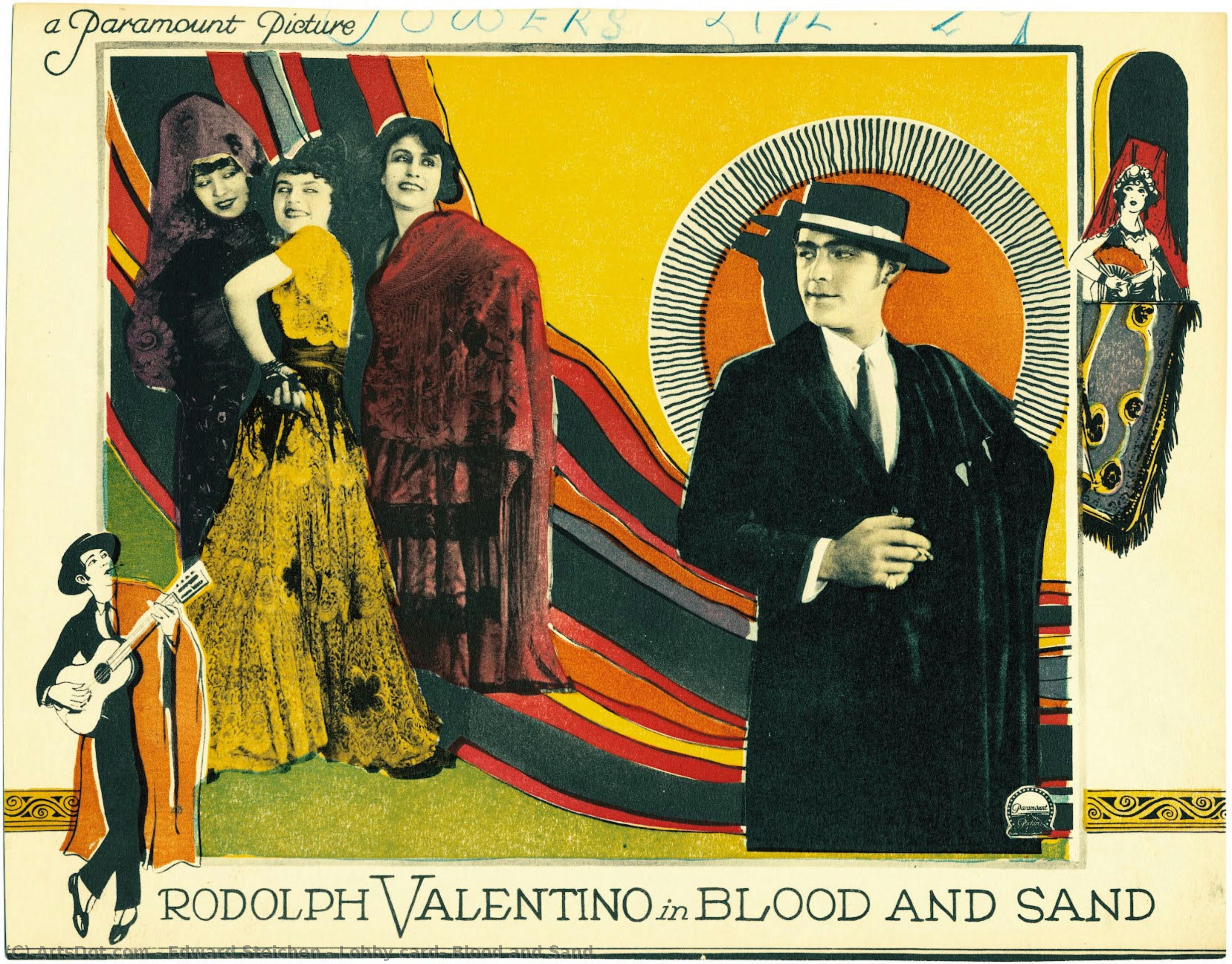 Lobbykarte, Blut Und Sand — Edward Steichen