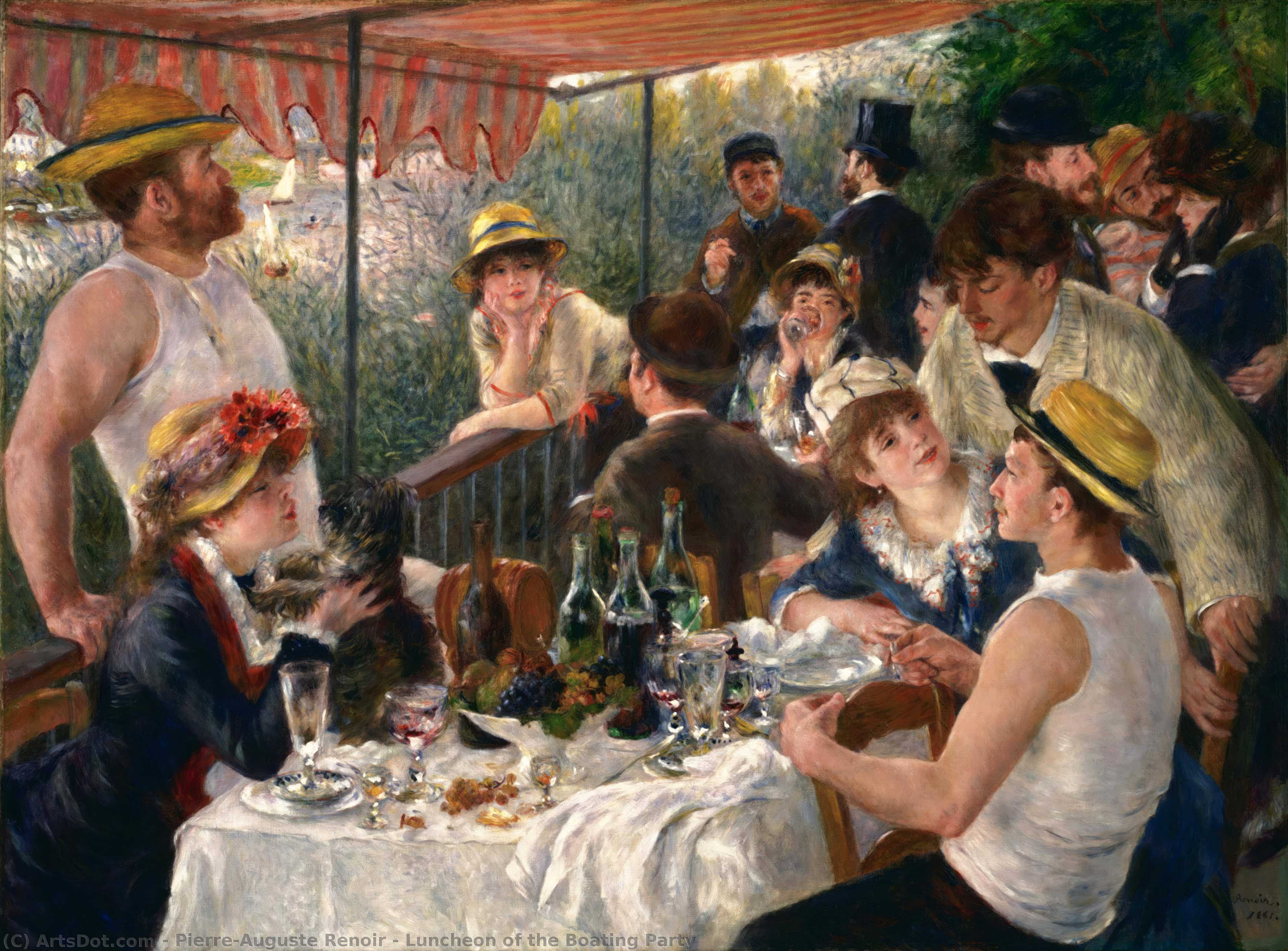 Obeda S Loďiarmi — Pierre-auguste Renoir