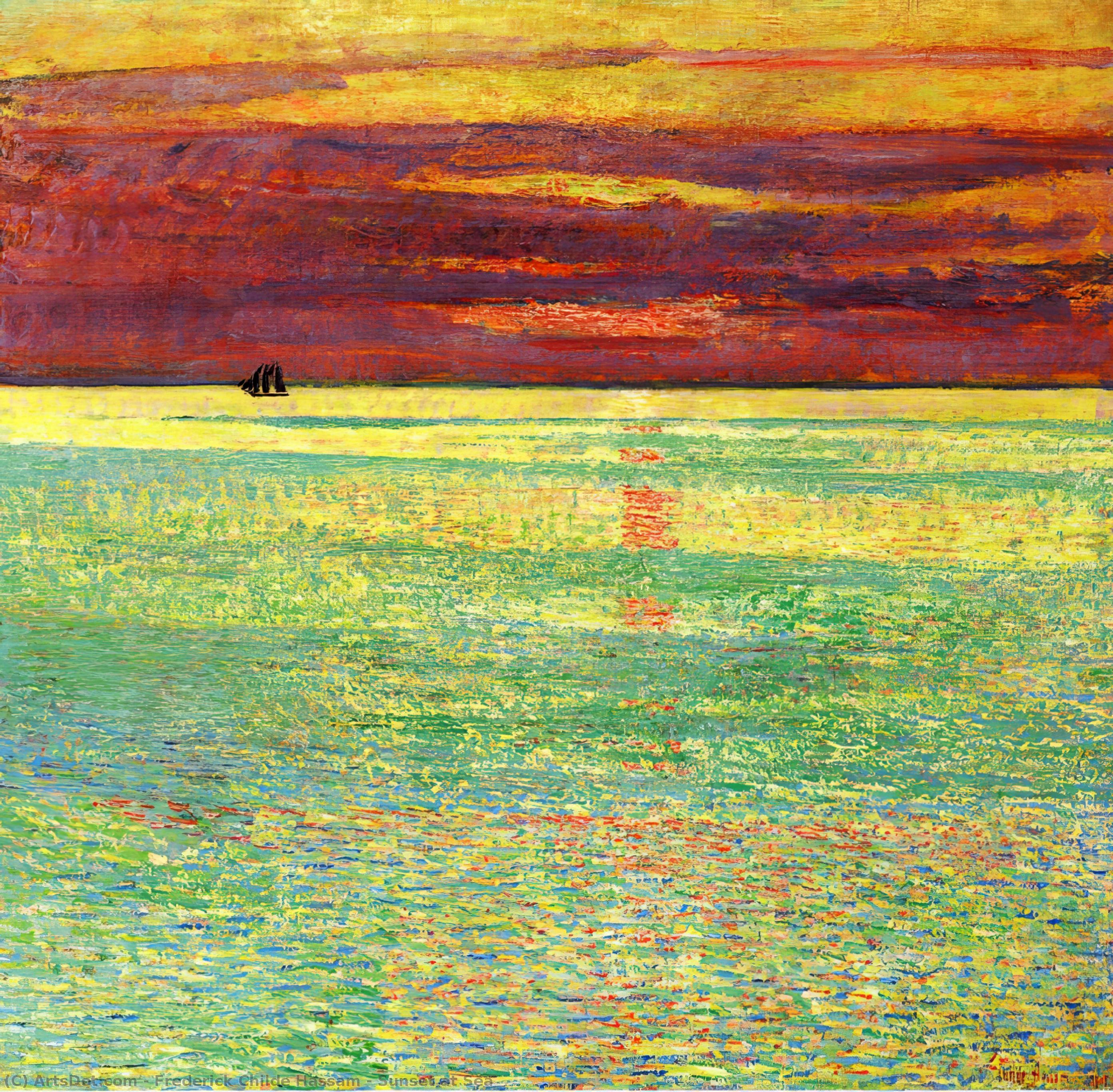 Zalanie W Szczęciach — Frederick Childe Hassam