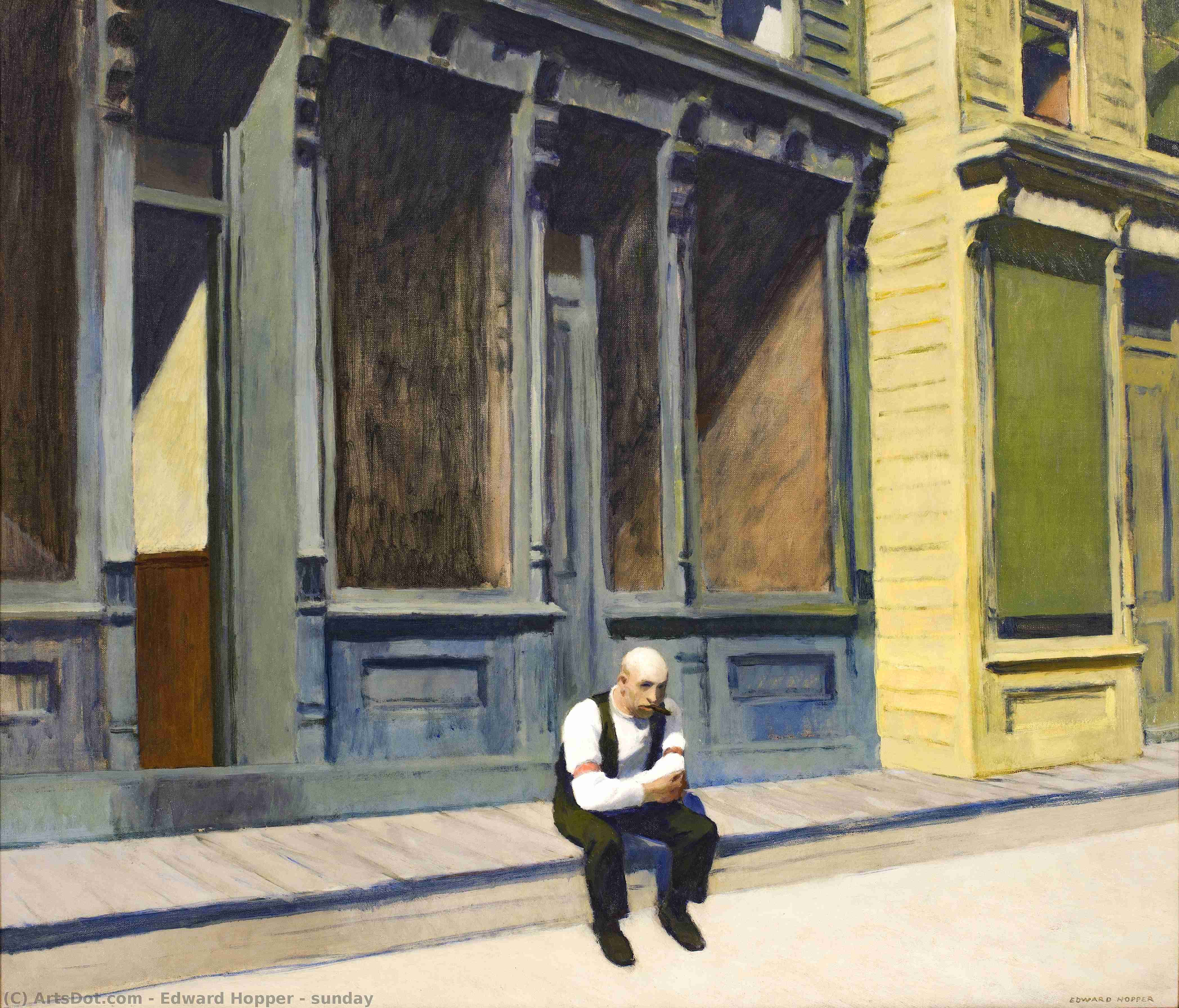 Edward Hopper - Sonntag