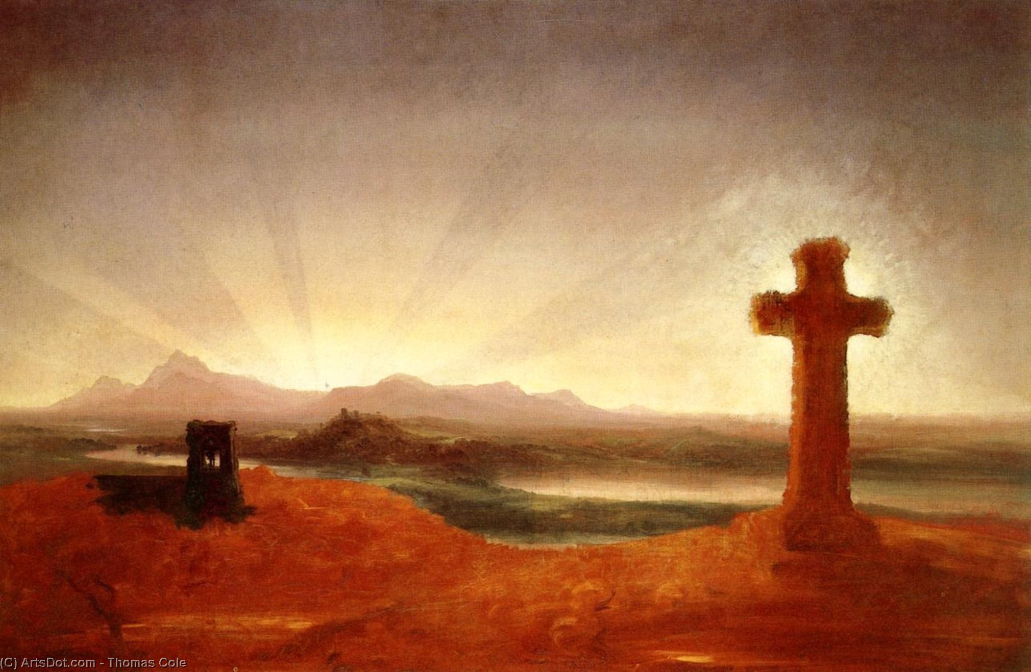 Tomasz Cole - Cross at Sunset