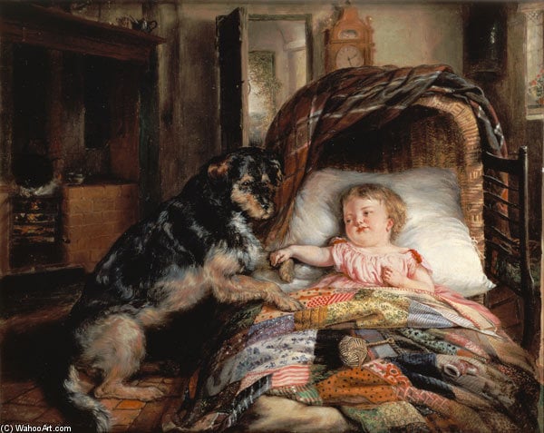 Guarding Baby — Edwin Frederick Holt