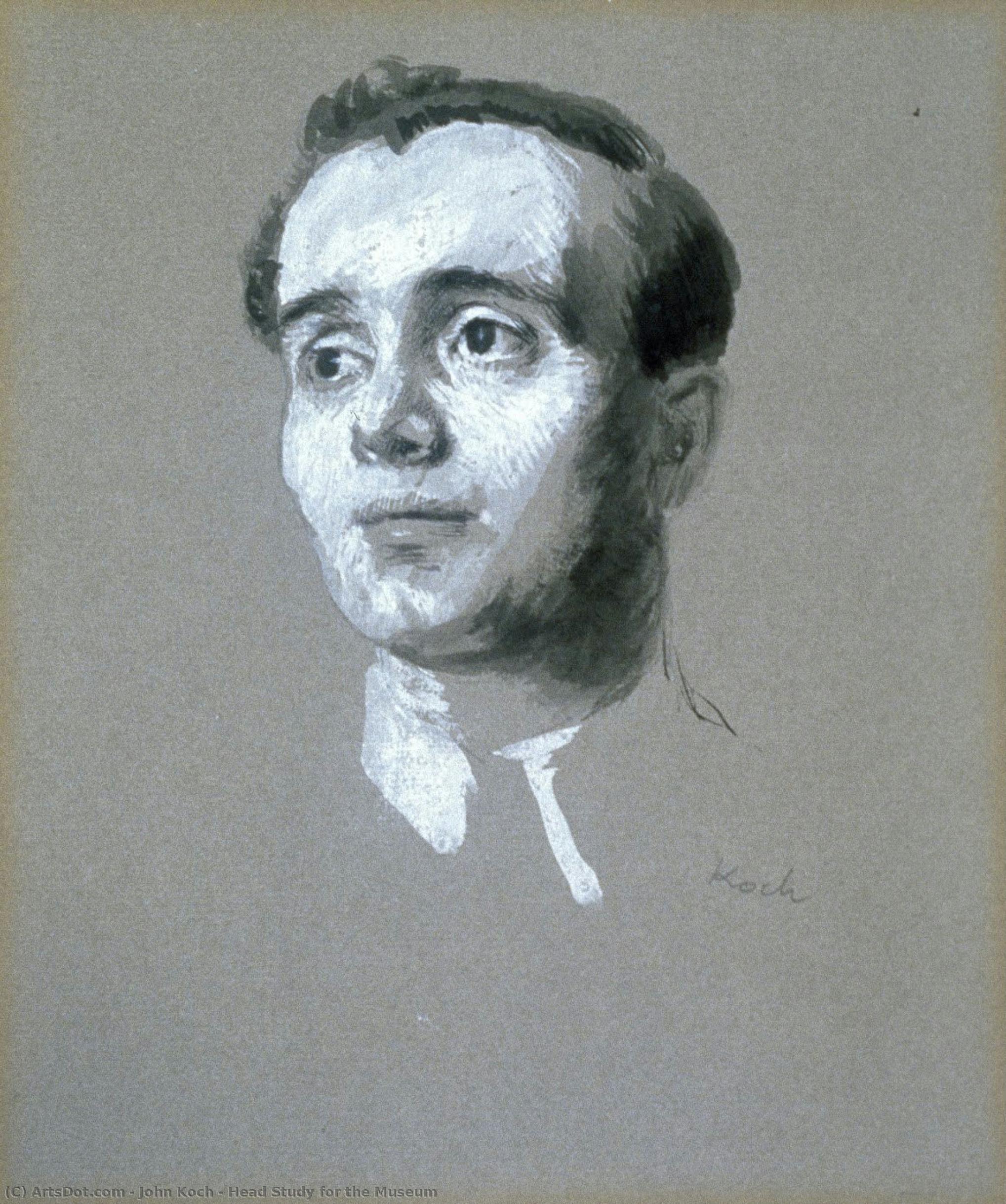 Head Study For The Museum — John Koch