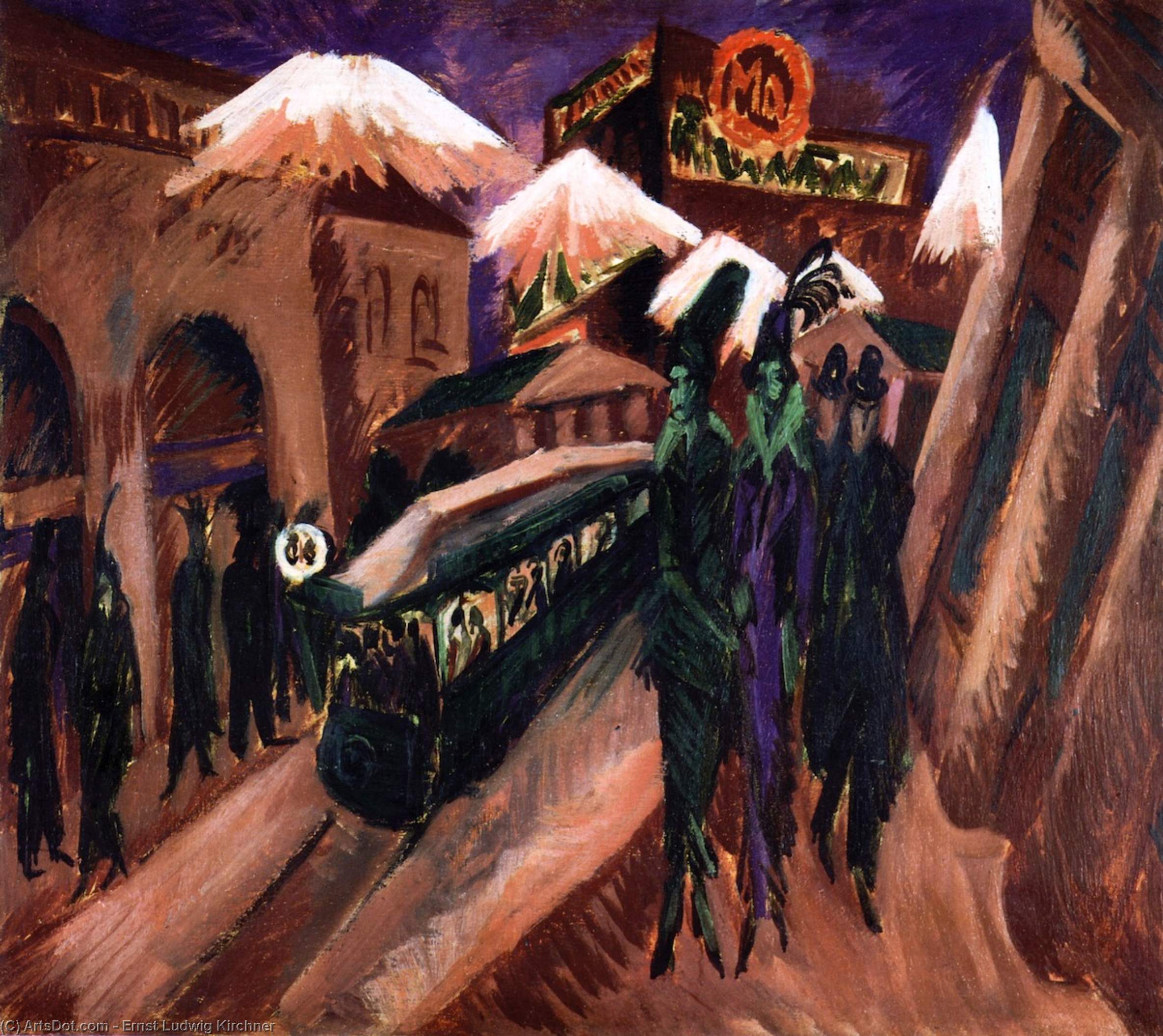 Ernst Ludwig Kirchner - La Promenade électrique