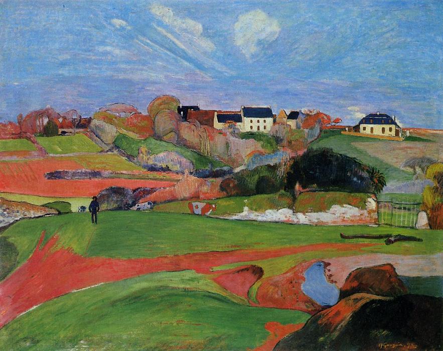 Landscape Au Pouldu — Eugène Henri Paul Gauguin