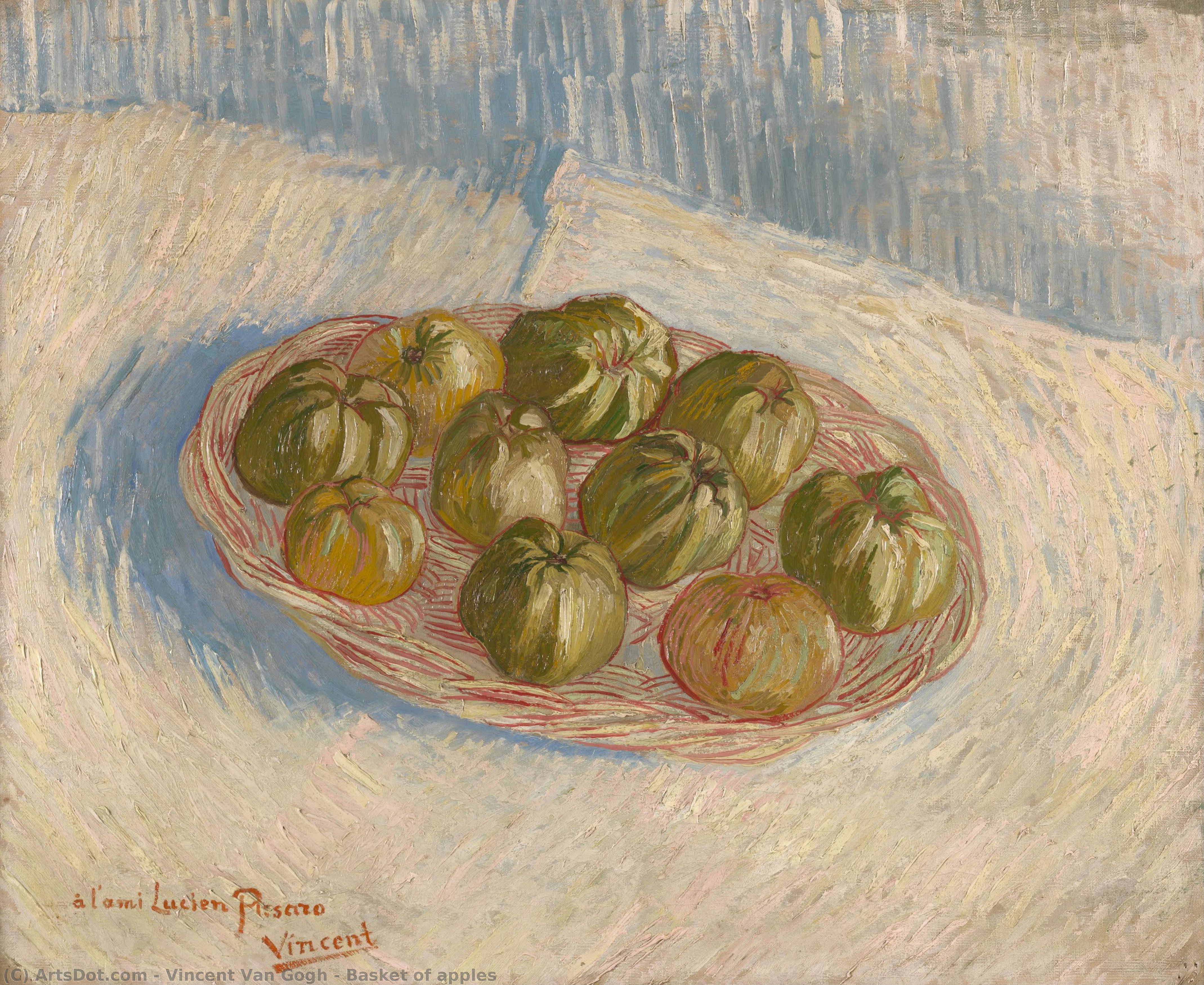 Korb Mit Äpfeln — Vincent Willem Van Gogh