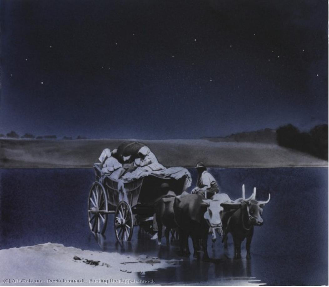 devin leonardi - Fording the Rappahannock