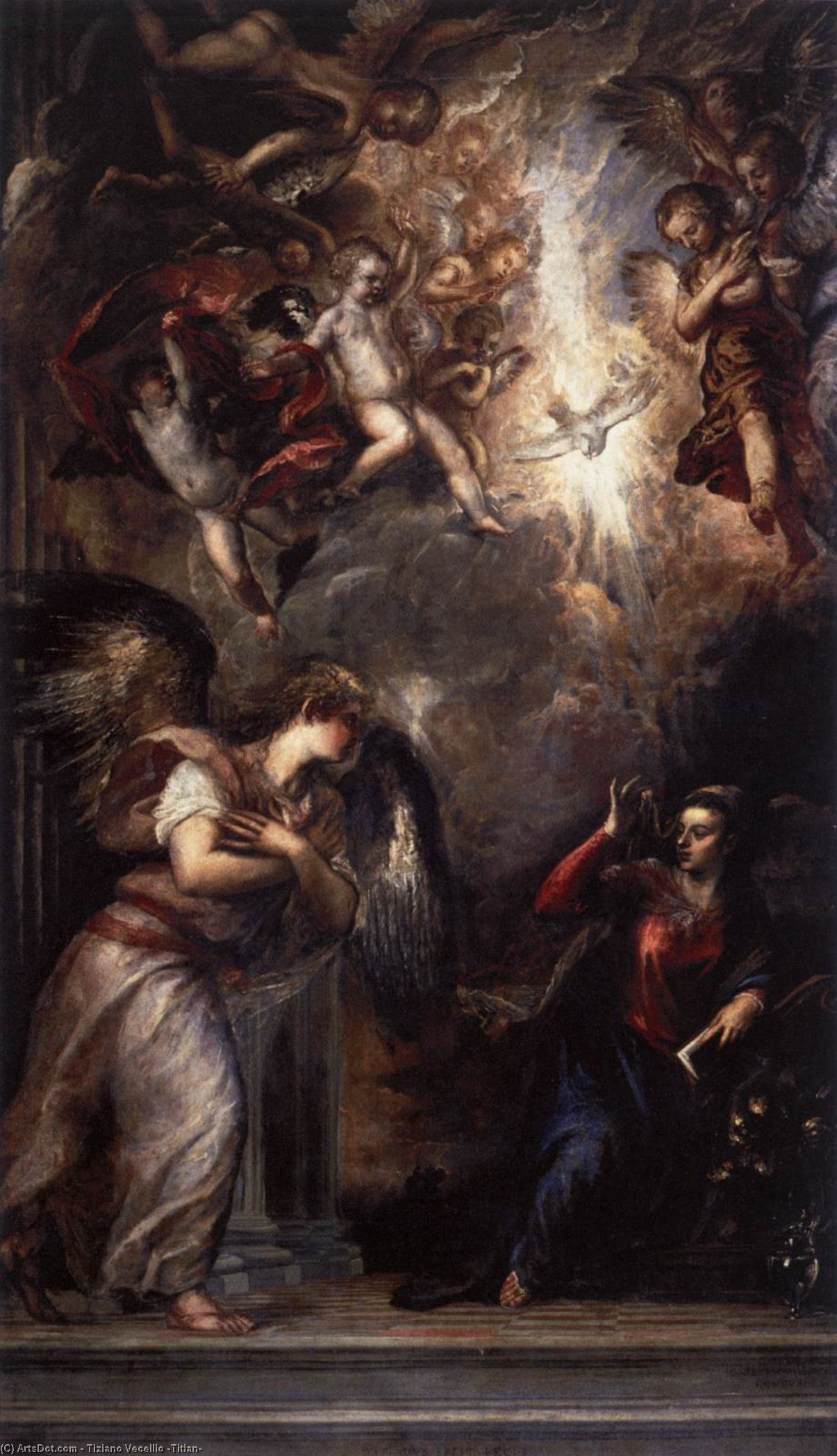 The Annunciation — Tiziano Vecellio
