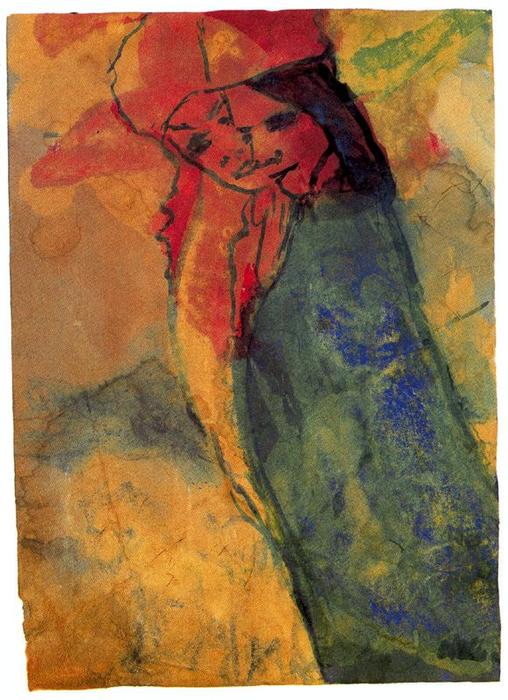 Hovering Couple — Emil Nolde