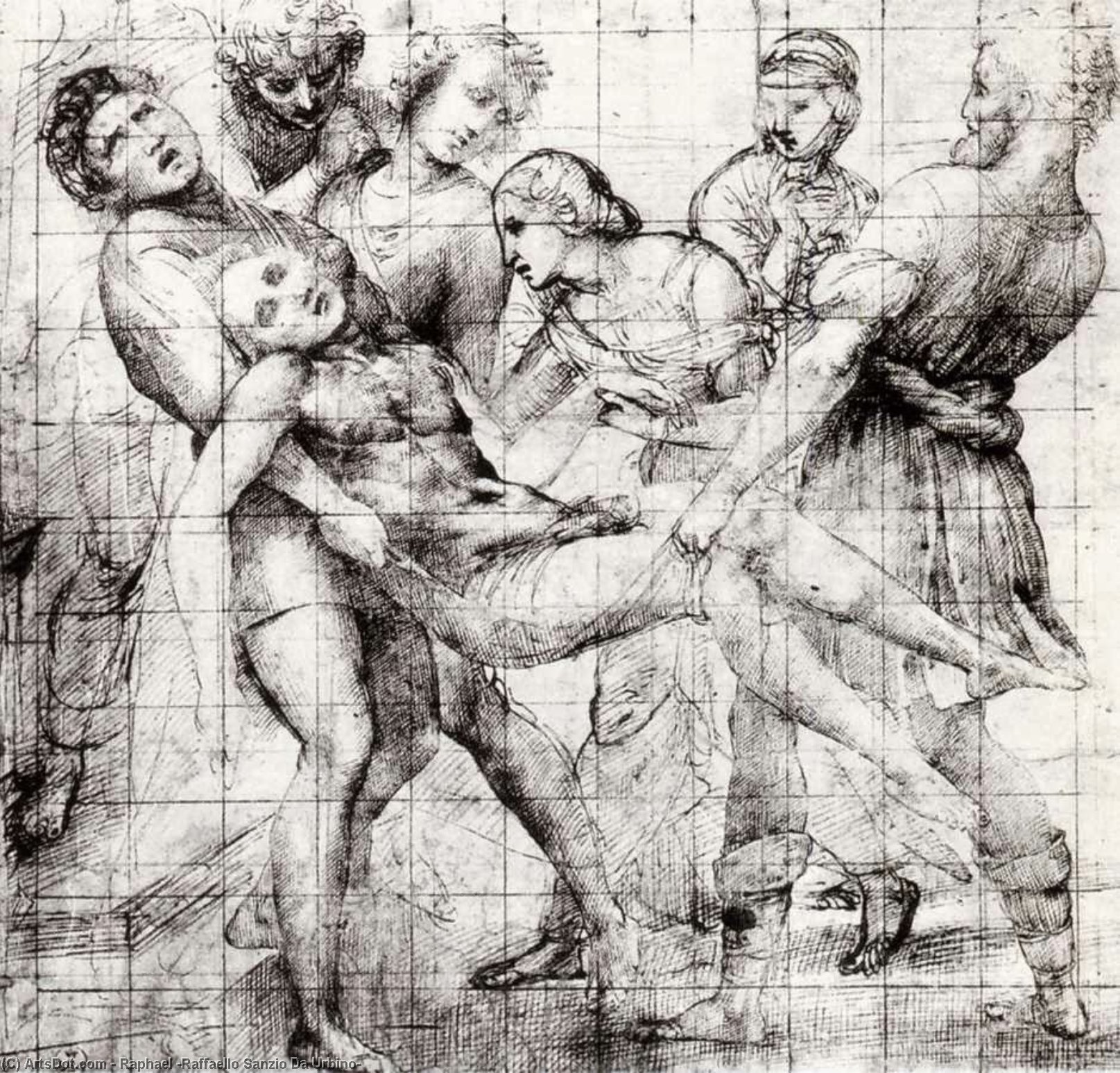 Çarmısta Çalışması — Raffaello