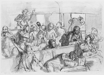 Album Of The Siege Of Paris, Third Class Carriage — Доре, Гюстав