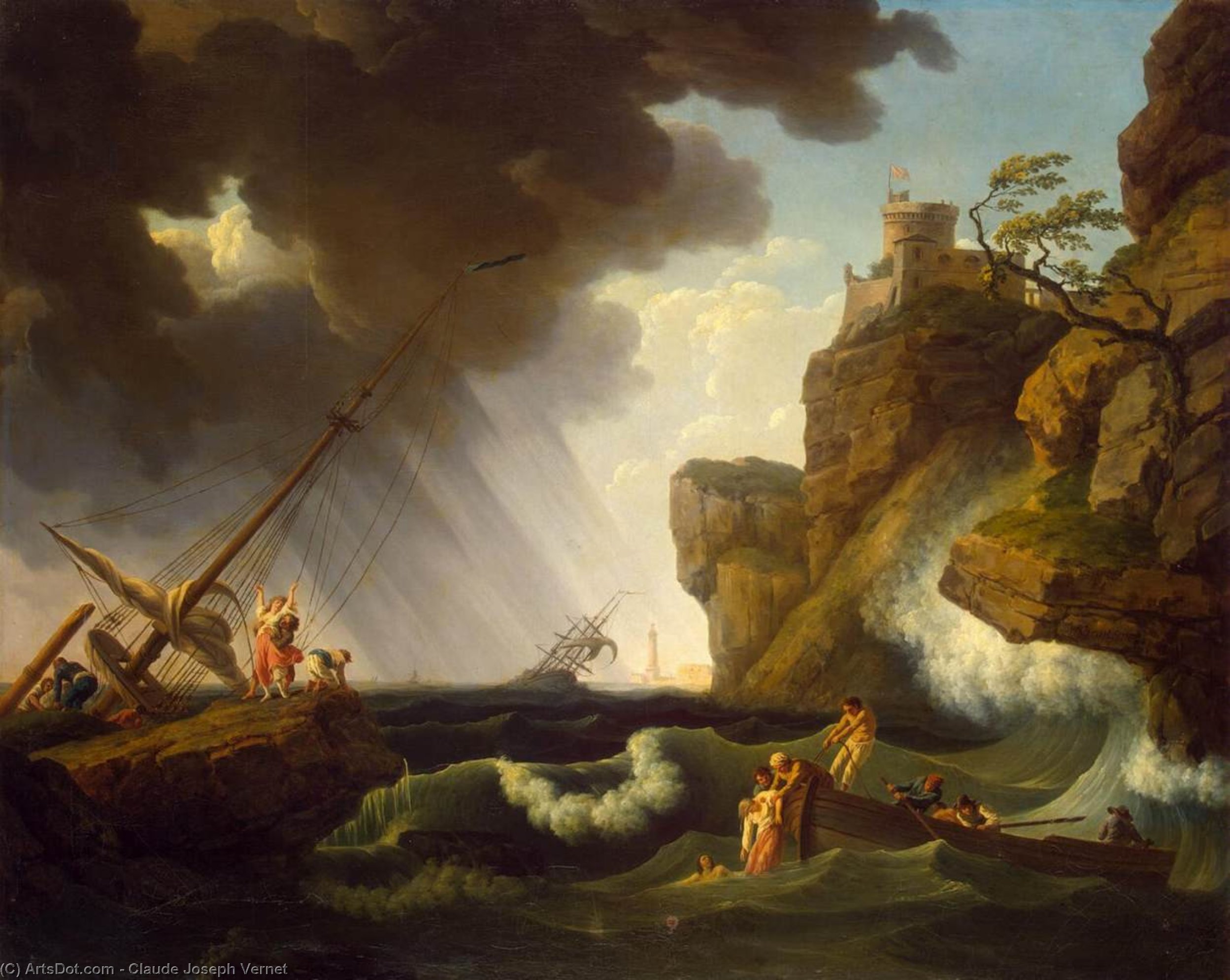 Claude-Joseph Vernet - Shipwreck