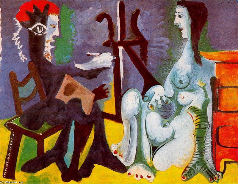 Der Maler Und Sein Modell — Pablo Picasso
