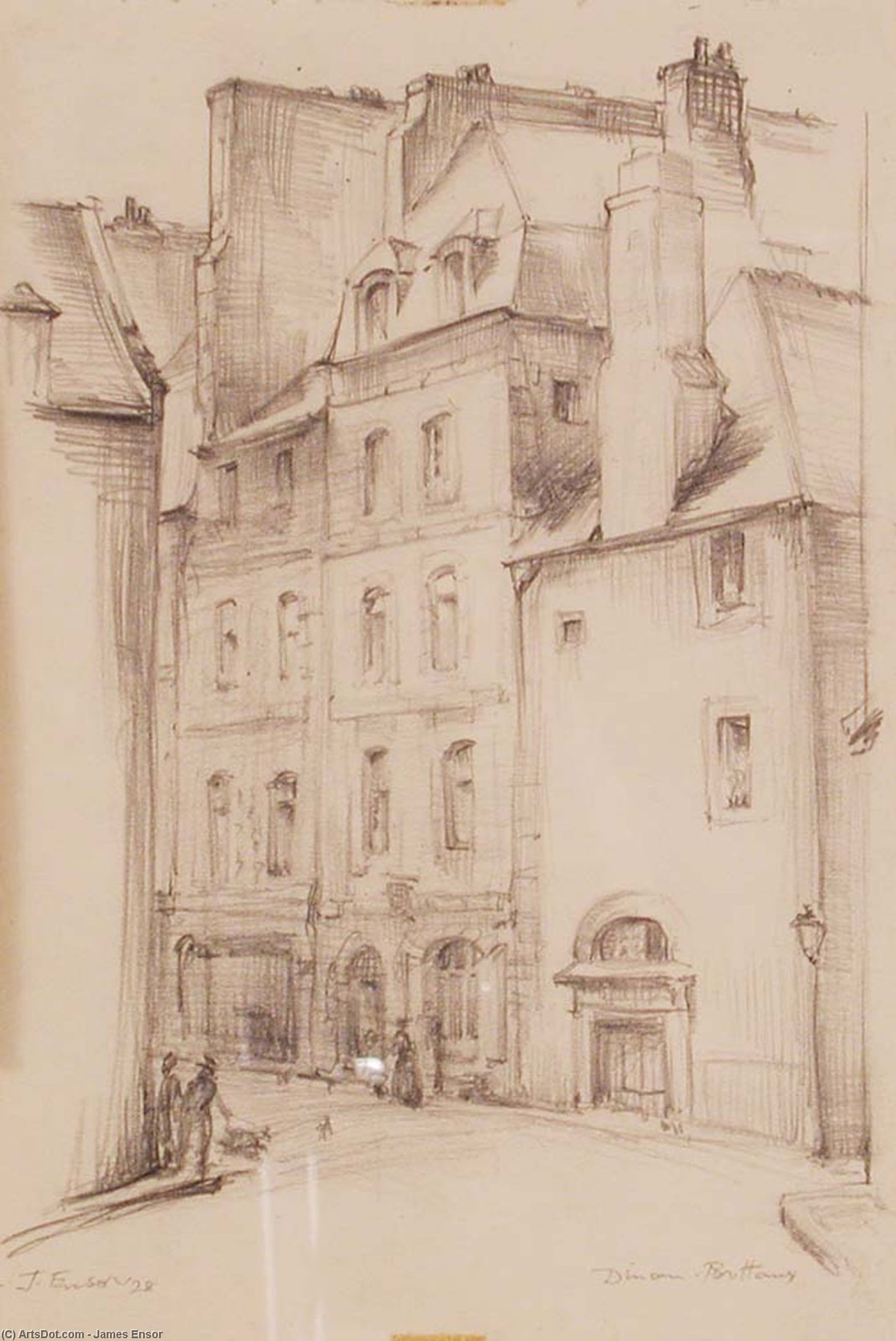 Dinan, Bretagna — James Ensor