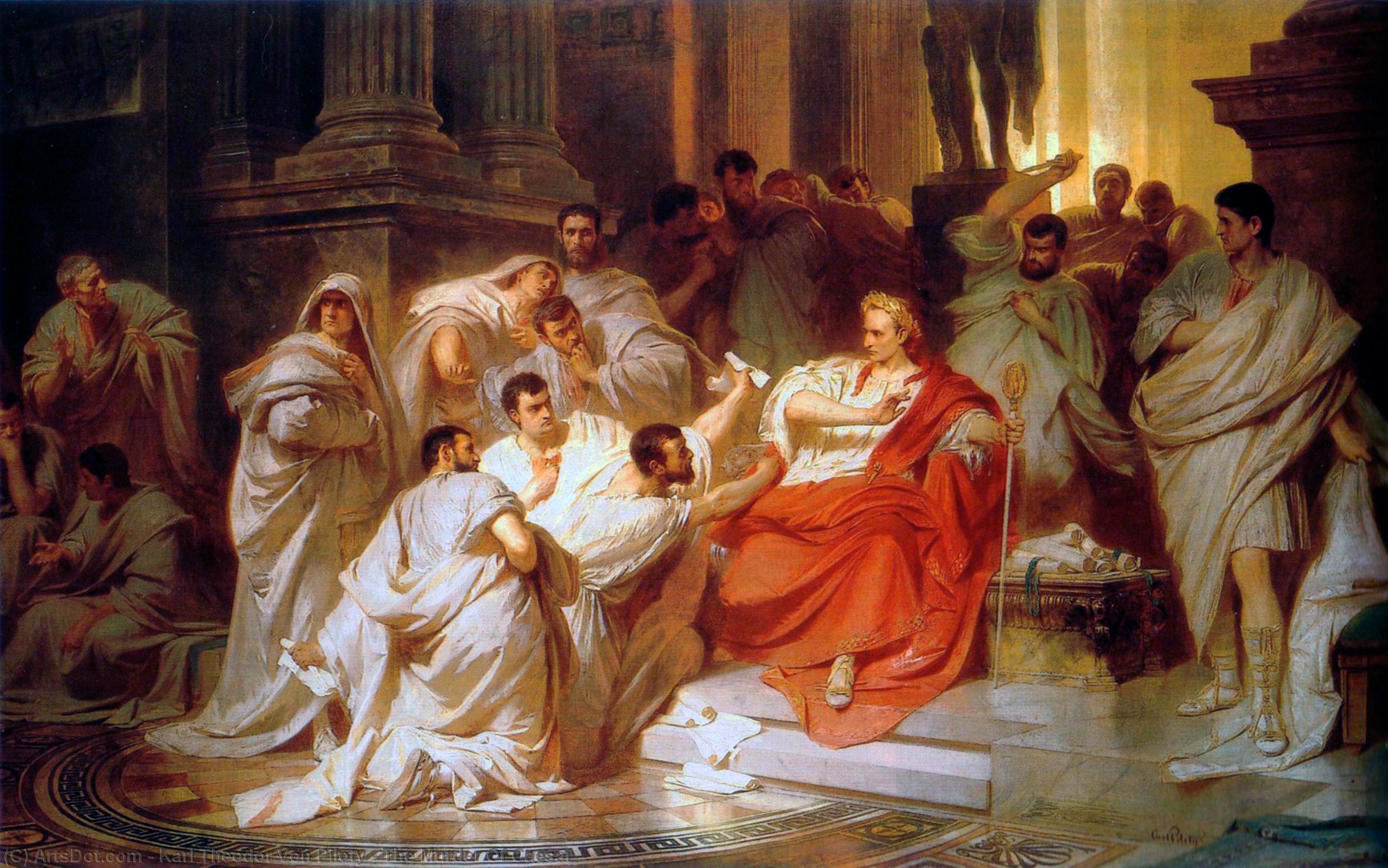 The Murder Of Caesar — Karl Theodor Von Piloty