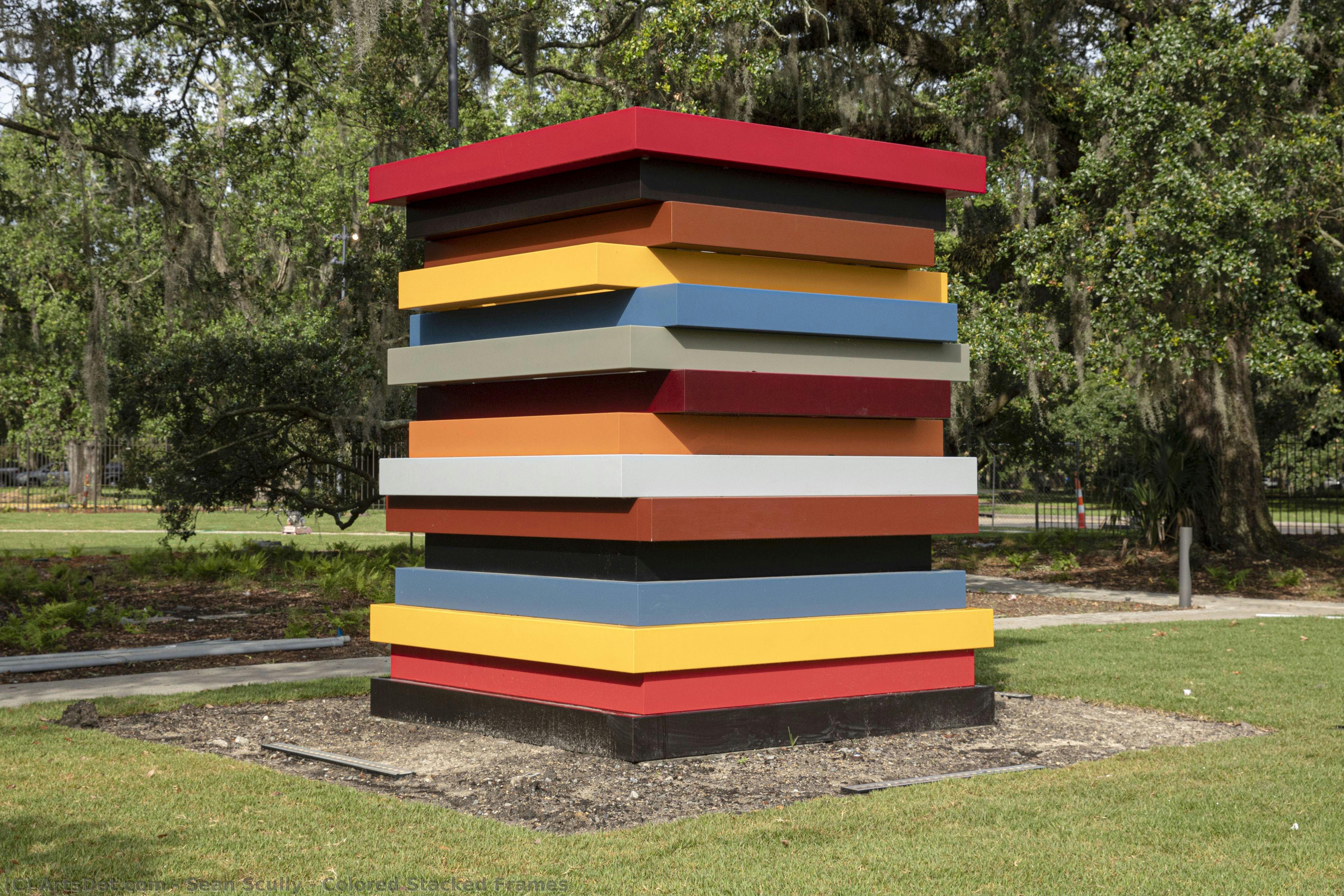 Sean Scully - Colored Stacked Frames