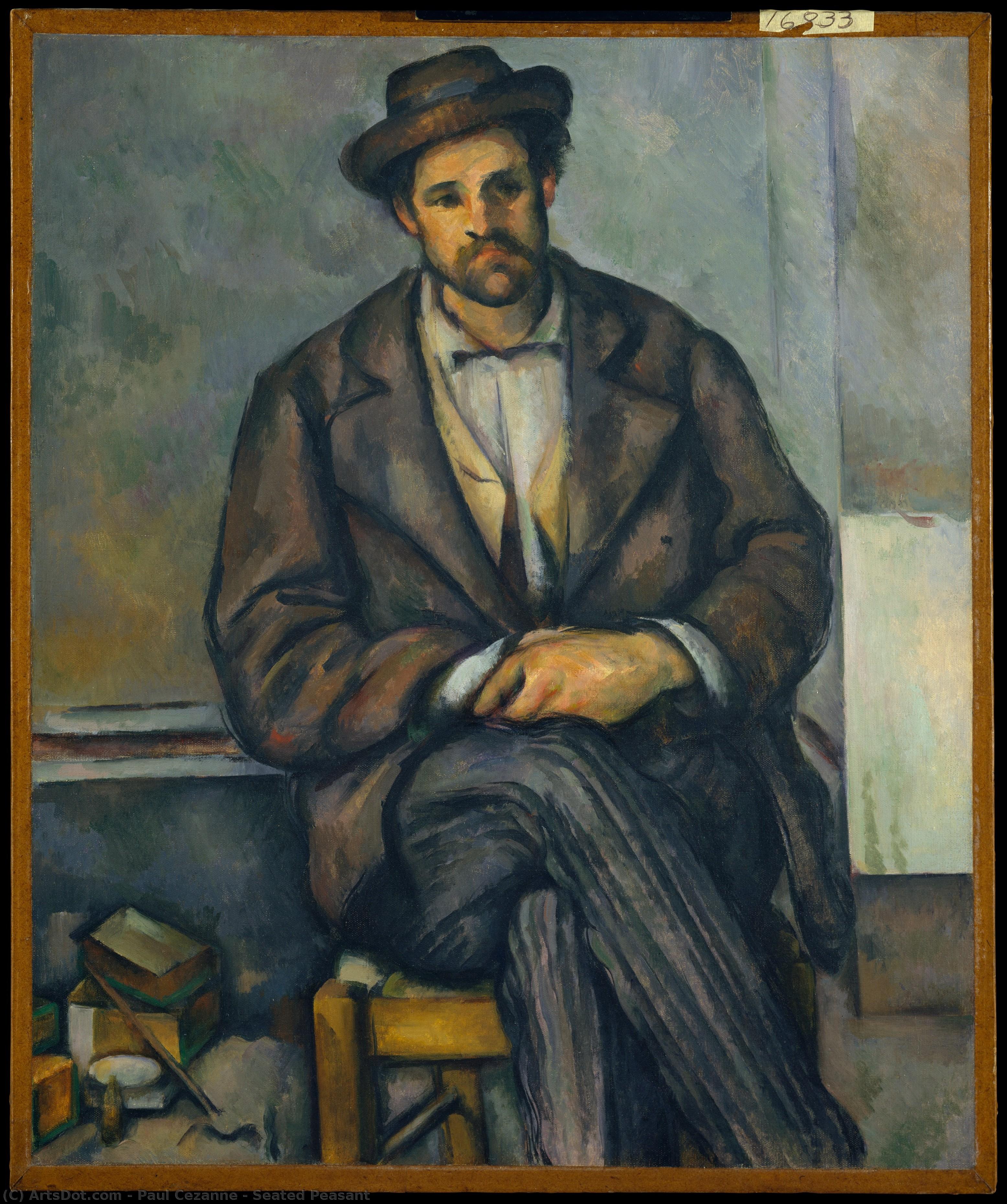 Sitzender Bauer — Paul Cézanne