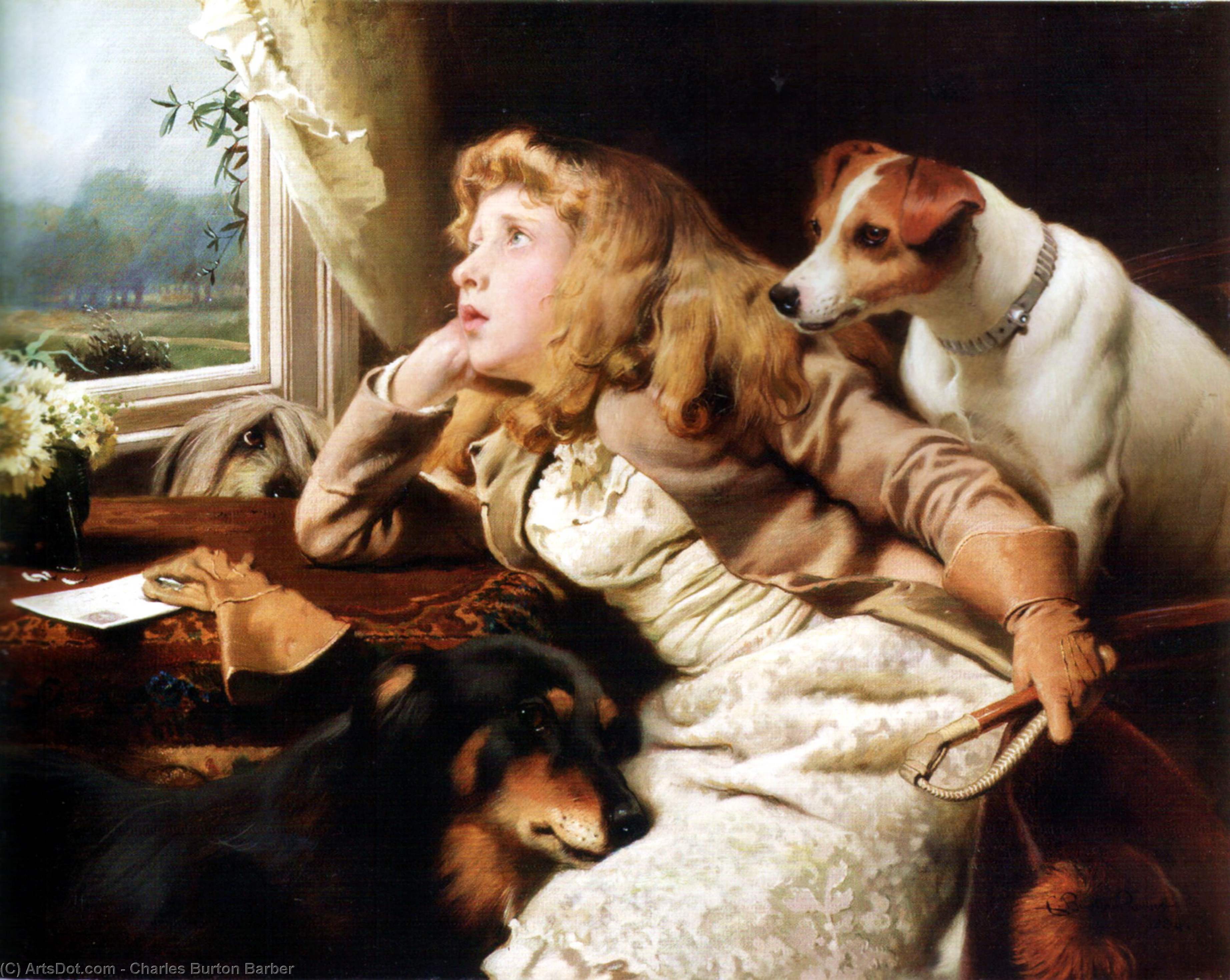 Charles Burton Barber - No Ride Today