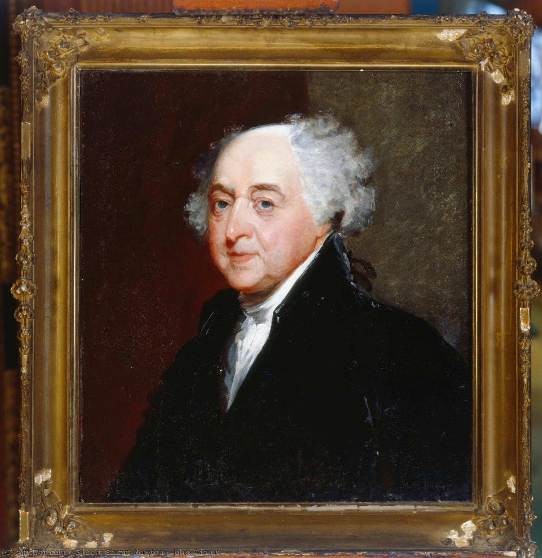 John Adams — Gilbert Stuart Newton