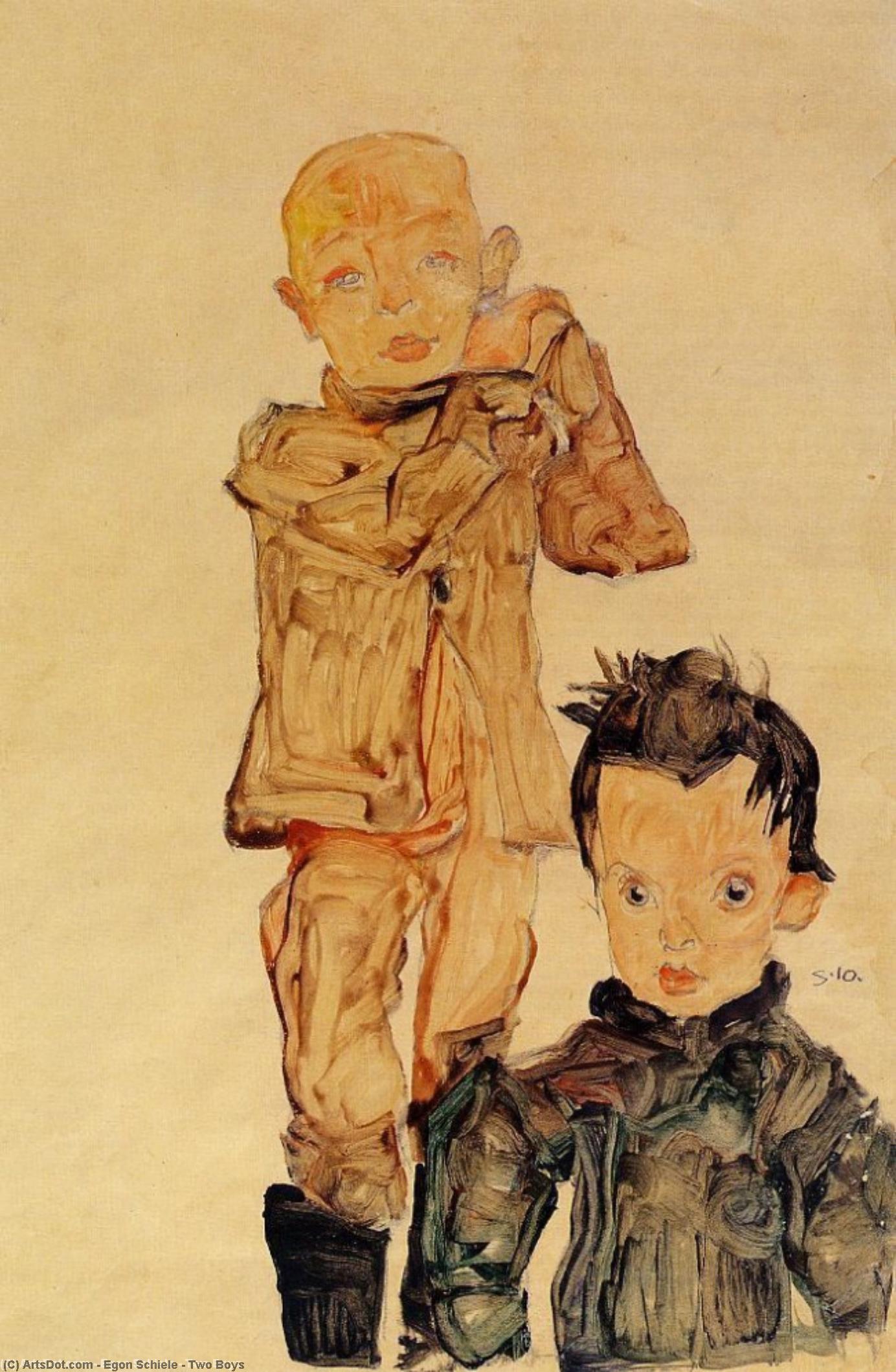 Due Ragazzi — Egon Schiele