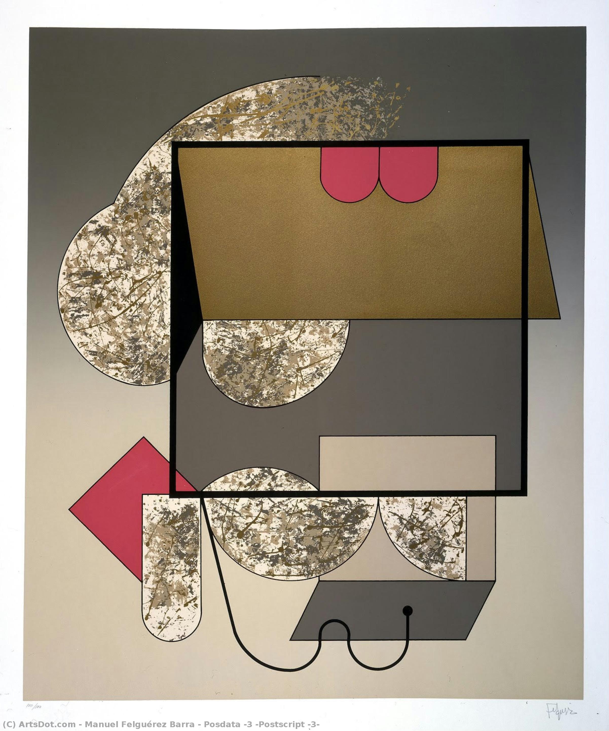 Posdata #3 (postscript #3) — Manuel Felguérez Barra