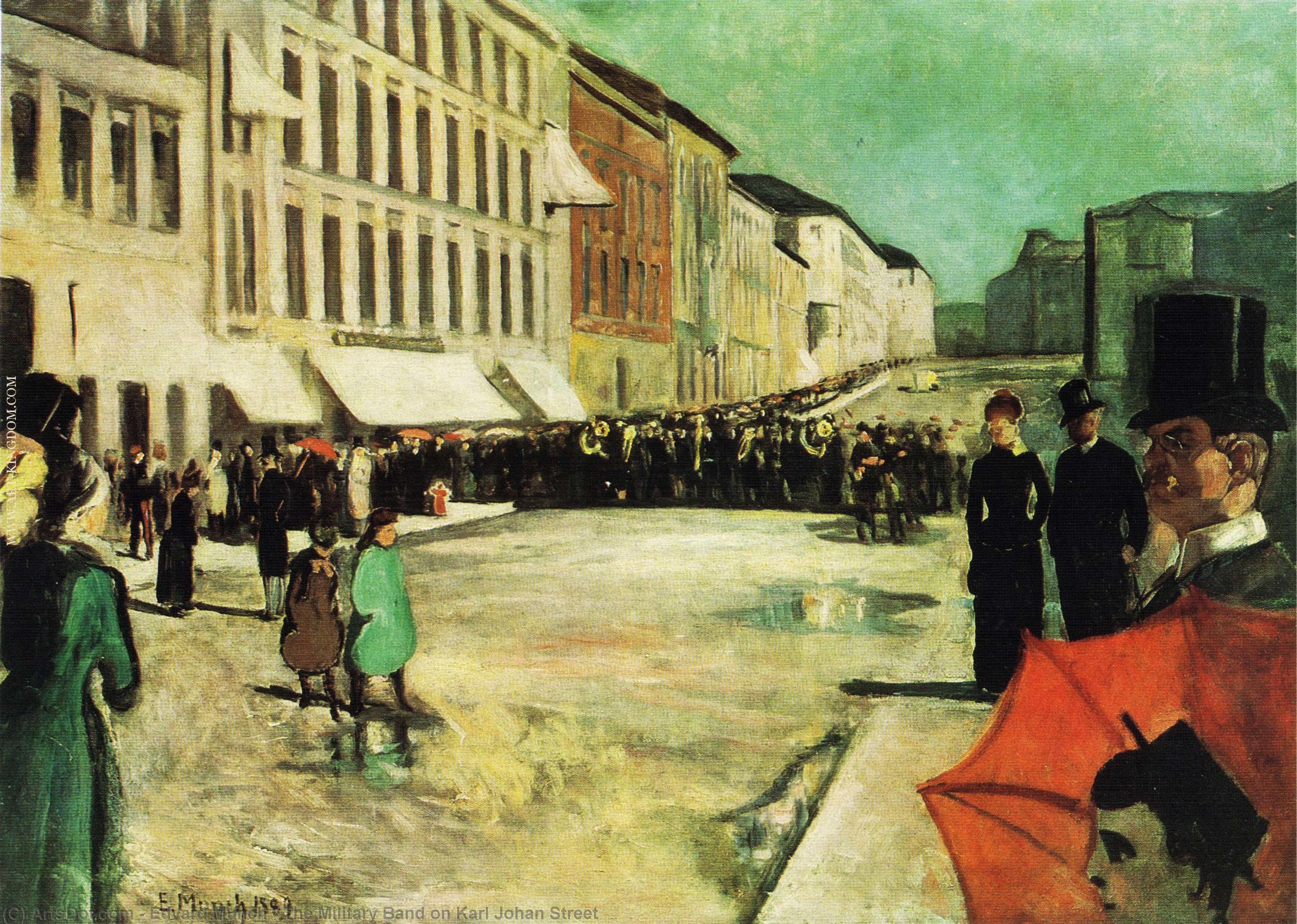 Vojska Orkestra U Ulici Karl Johan — Едвард Мунх