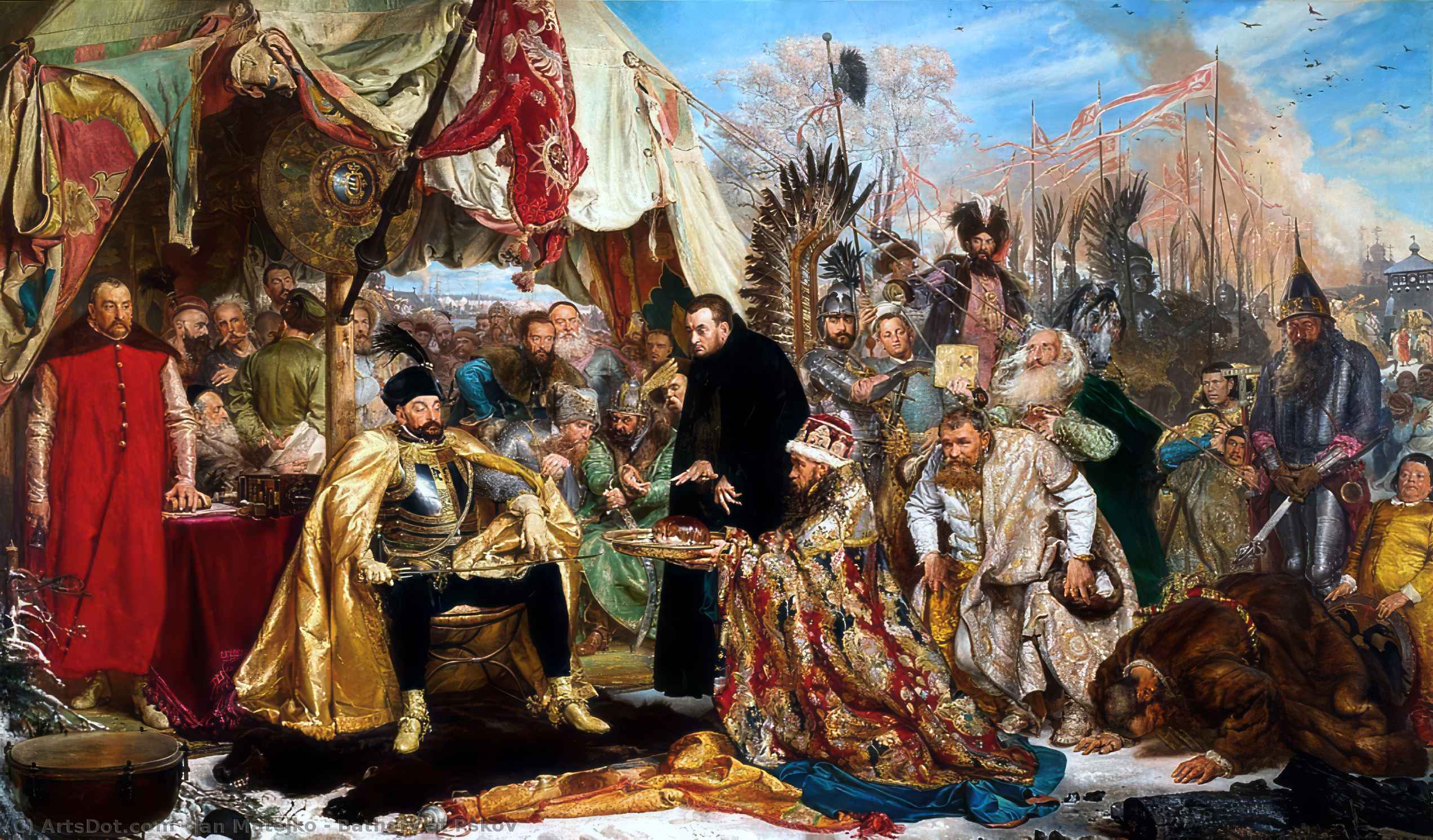 Jan Matejko - Bathory in Pskov